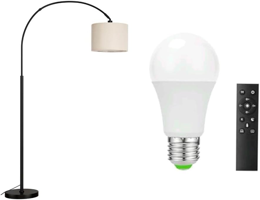 Ambimall Arc Floor Lamp with Remote