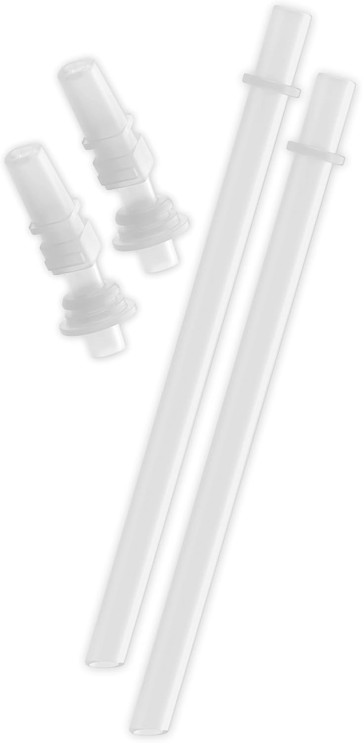 Bentgo® Kids Water Bottle Replacement Straws - 2-Pack of Reusable, Leak-Proof, BPA-Free, Safe-Sip Straws & Valves for Bentgo Water Bottles (BGKDWB, BGKDSTBL)