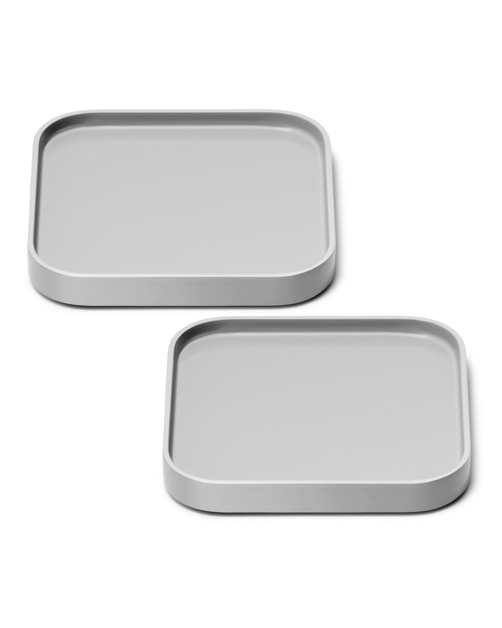Caraway Spoon Rest Set of 2 - Stackable Spoon Holder for Kitchen Counter - Drip Catching, Heat-Resistant Design - Non-Slip Base - Cream