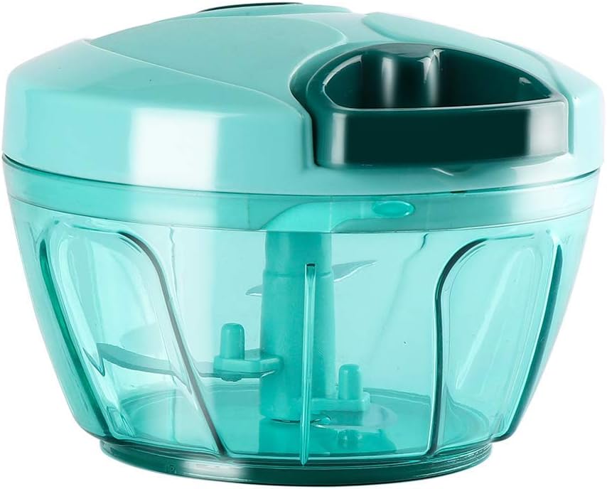 Cambom Manual Food Chopper, Hand Pull String Vegetable Slicer Onions Cutter, BPA free food safe material