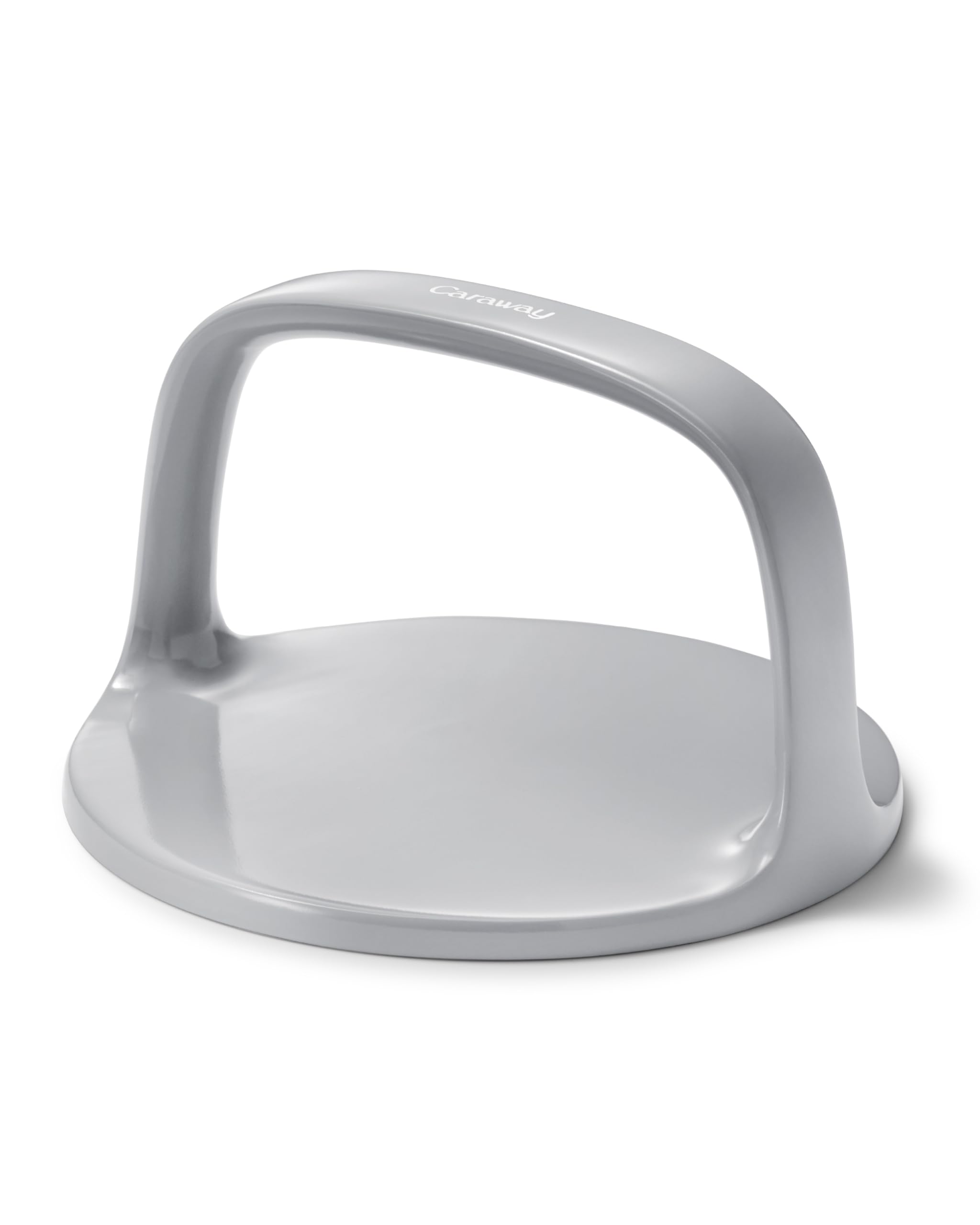Caraway Grill Press with Handle - 100% Stainless Steel Body - Safe for Use with Pans and Grills - Ideal for Meat, Salmon, Tofu, Veggies - Sage