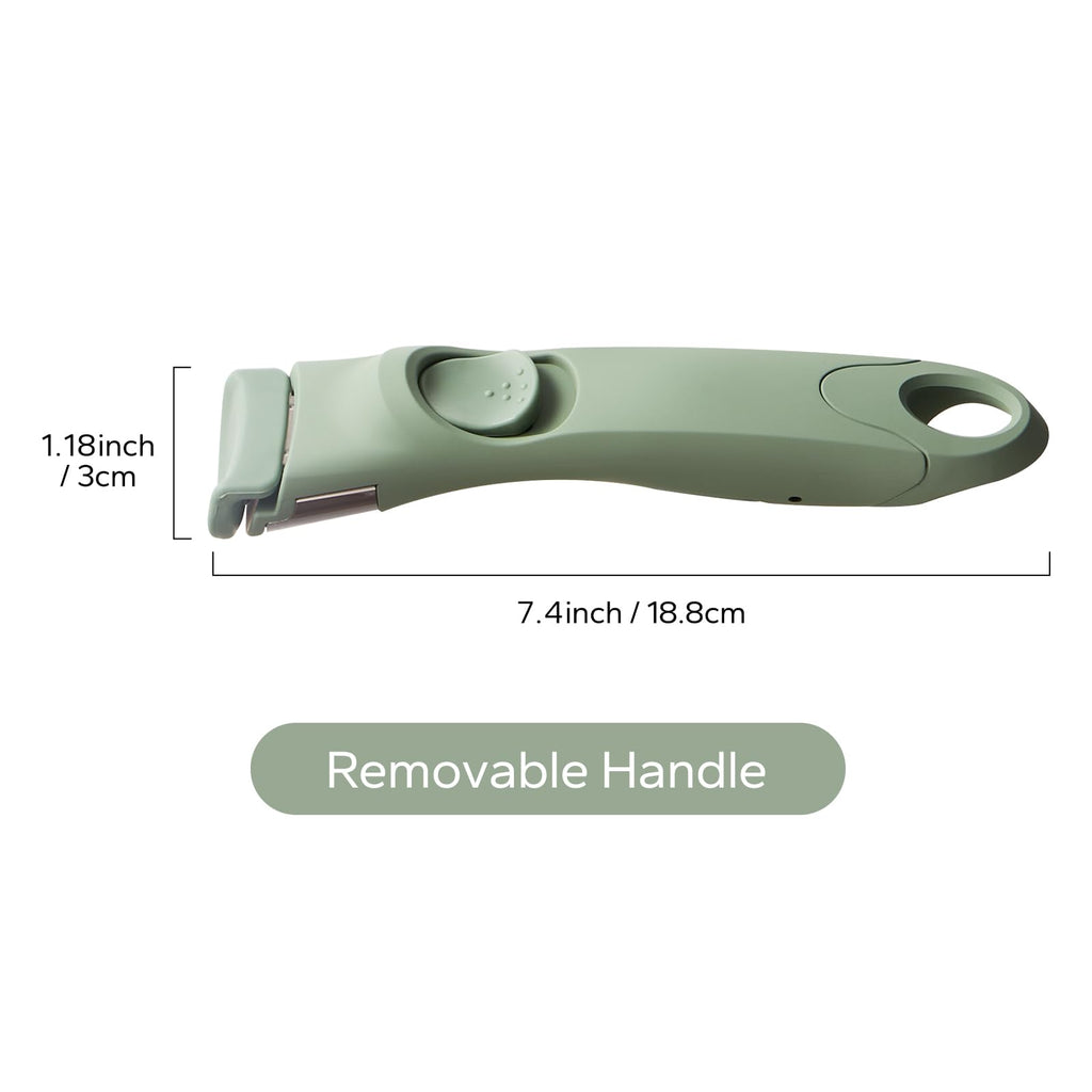Redchef Removable Handle White - Detachable Handle Cookware Replacement, Universal Cookware Handle, Ideal Replacement for All Cookware