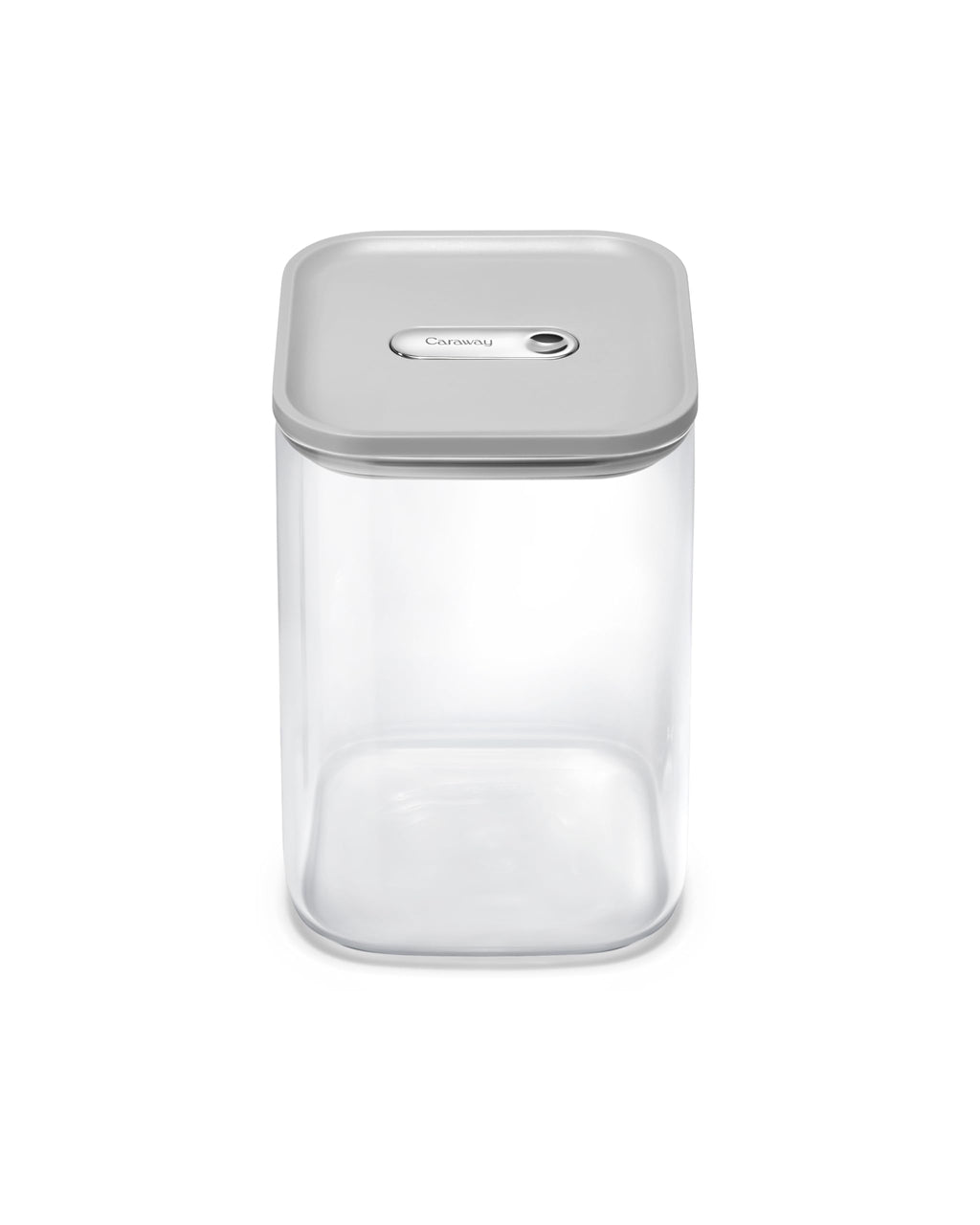 Caraway 4qt Glass Airtight Food Storage Container with Lid – Non-Toxic, BPA-Free Kitchen Storage Container – Stackable, Space-Saving Airtight Container for Dry Goods and More - Cream