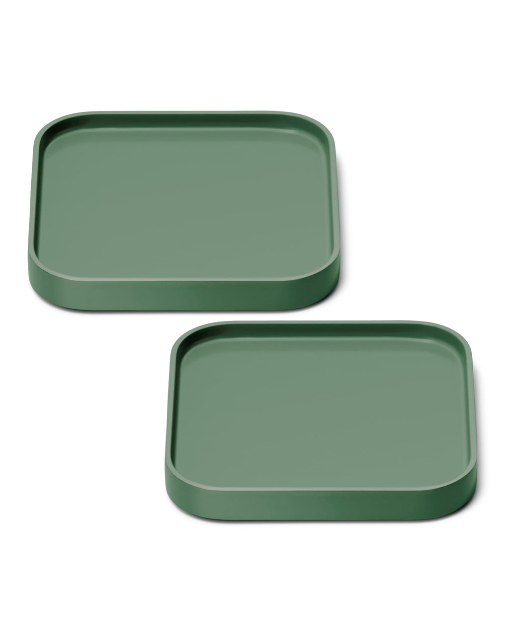 Caraway Spoon Rest Set of 2 - Stackable Spoon Holder for Kitchen Counter - Drip Catching, Heat-Resistant Design - Non-Slip Base - Cream