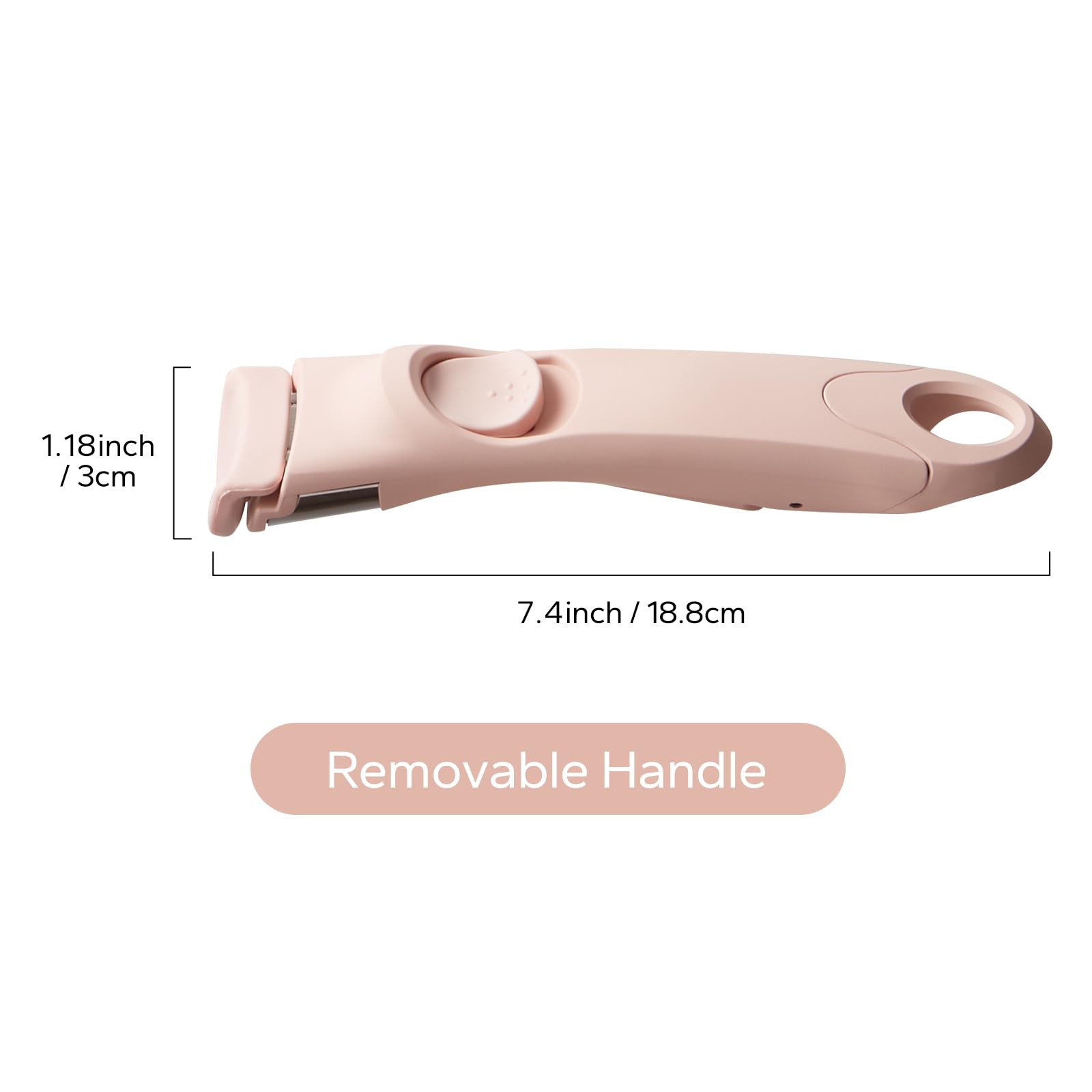 Redchef Removable Handle White - Detachable Handle Cookware Replacement, Universal Cookware Handle, Ideal Replacement for All Cookware