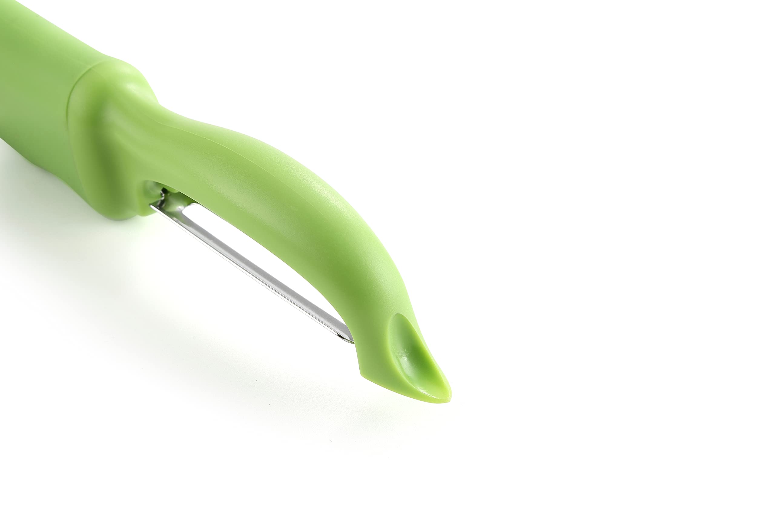 Spring Chef Premium Swivel Vegetable Peeler, Soft Grip Handle and Ultra Sharp Stainless Steel Blades - Perfect Kitchen Peeler For Veggie, Fruit, Potato, Carrot, Apple - Black