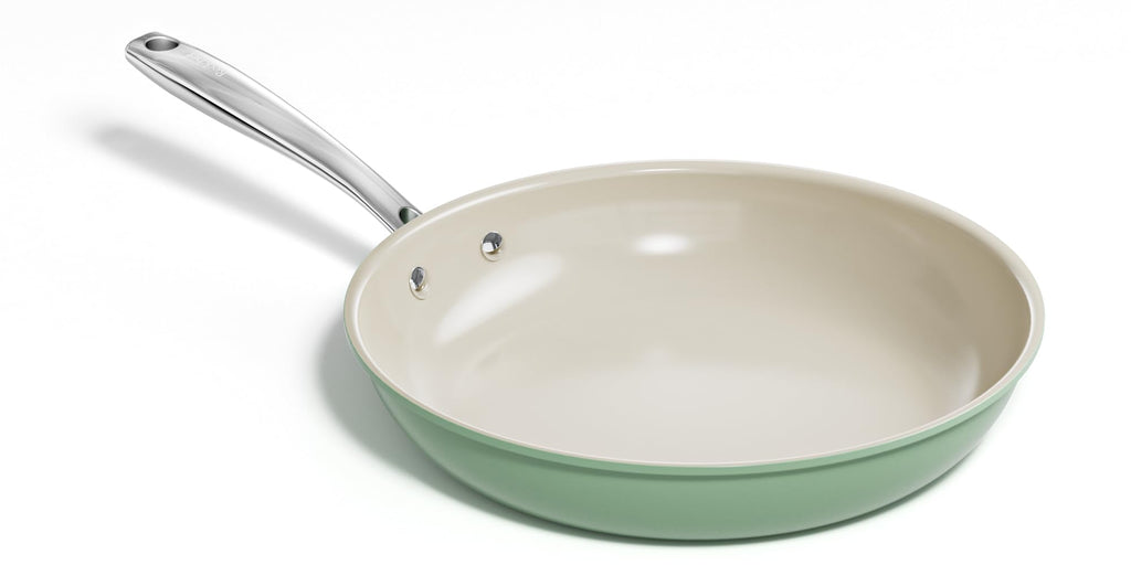 Redchef Ceramic Non Stick Egg Pans, Nonstick Frying Pan Skillet, 8 inch Cooking Pan Non Toxic with Stay Cool Handle for Induction, PTFE & PFAS & PFOA Free, Dishwasher/Oven Safe (Blue)