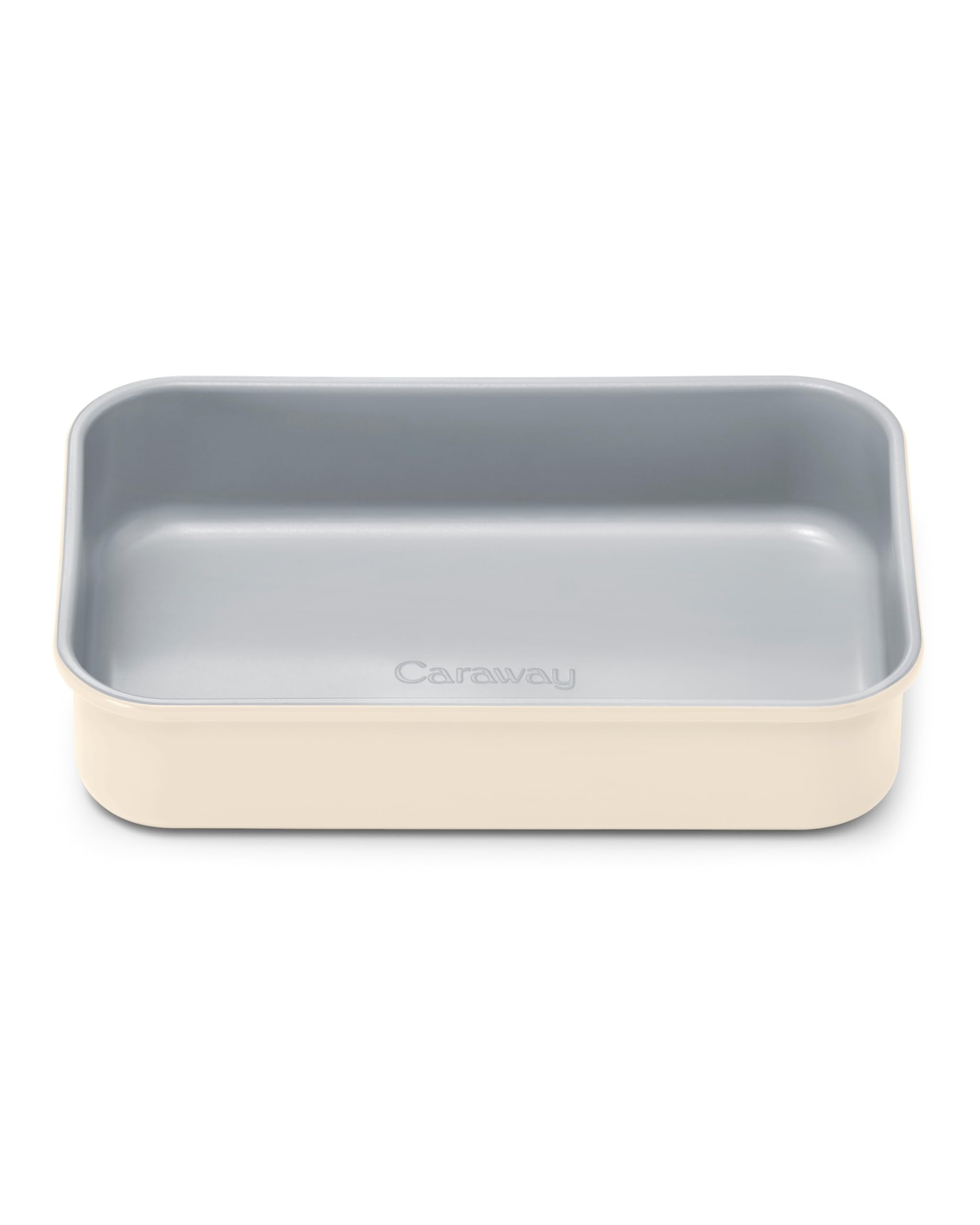 Caraway Non-Stick Ceramic 9”x13” Rectangle Pan - Naturally Slick Ceramic Coating - Non-Toxic, PTFE & PFOA Free - Perfect for Brownies, Lasagnas, and More - Cream