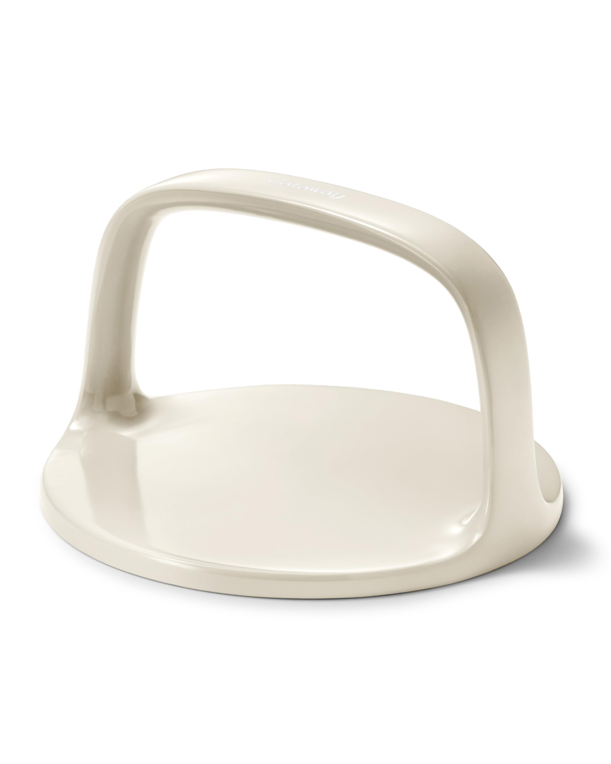Caraway Grill Press with Handle - 100% Stainless Steel Body - Safe for Use with Pans and Grills - Ideal for Meat, Salmon, Tofu, Veggies - Sage