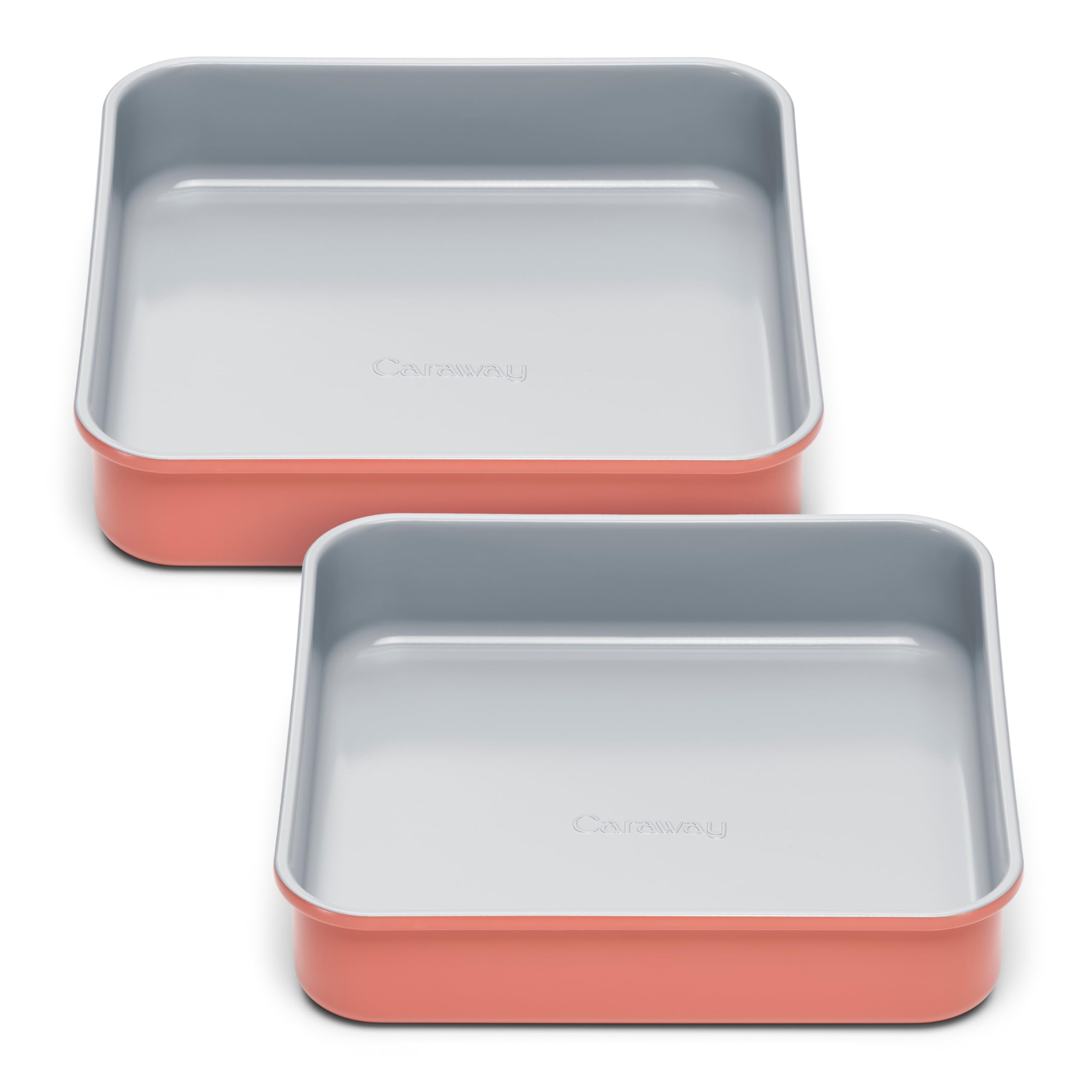 Caraway 9” Square Pan - Non-Stick Ceramic Coating - Free From Forever Chemicals - Cake Pan Perfect for Brownies, Lemon Bars, & More - Cream