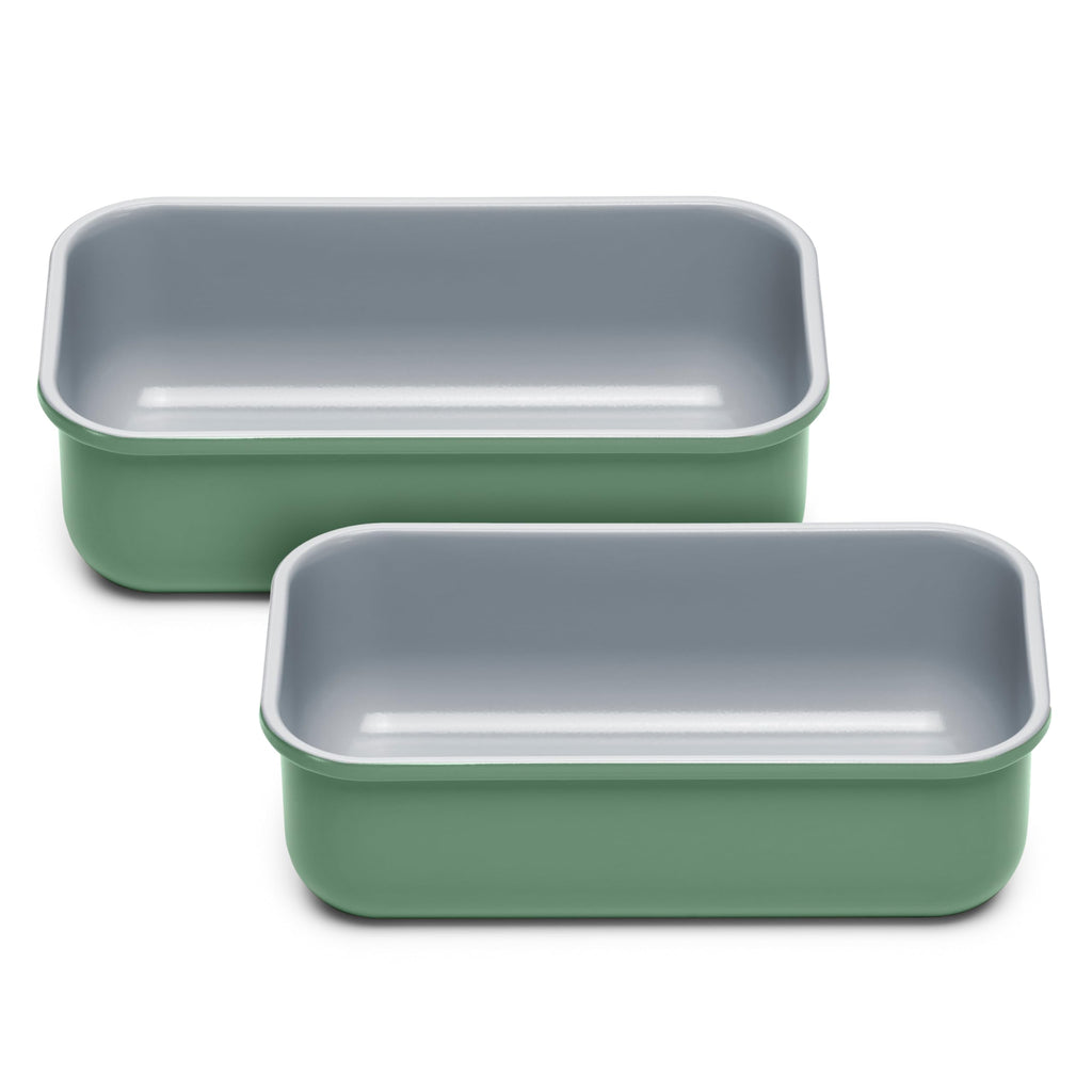 Caraway Non-Stick Ceramic 1 lb Loaf Pan - Naturally Slick Ceramic Coating - Non-Toxic, PTFE & PFOA Free - Perfect for Pound Cakes, Breads, & More - Cream