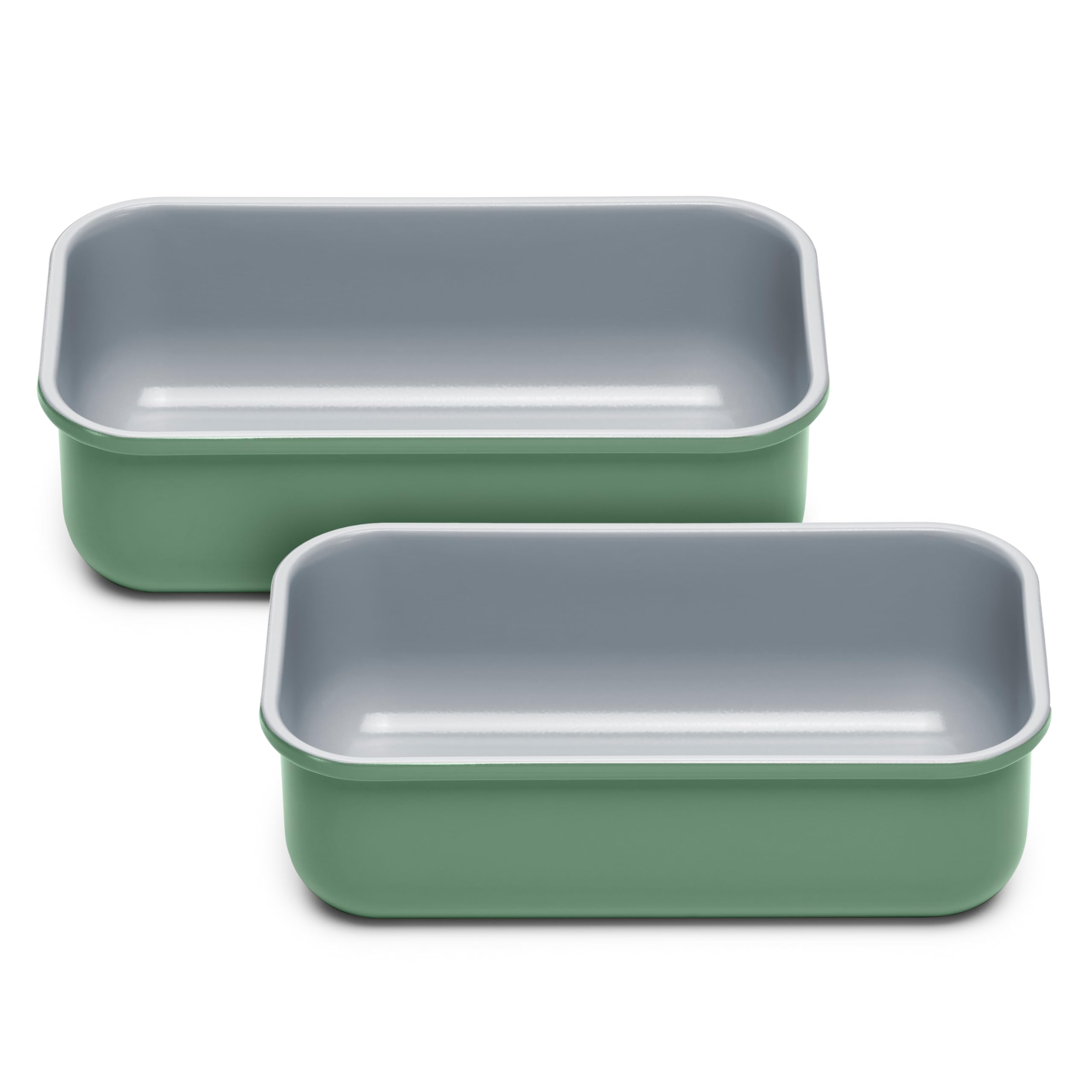 Caraway Non-Stick Ceramic 1 lb Loaf Pan - Naturally Slick Ceramic Coating - Non-Toxic, PTFE & PFOA Free - Perfect for Pound Cakes, Breads, & More - Cream