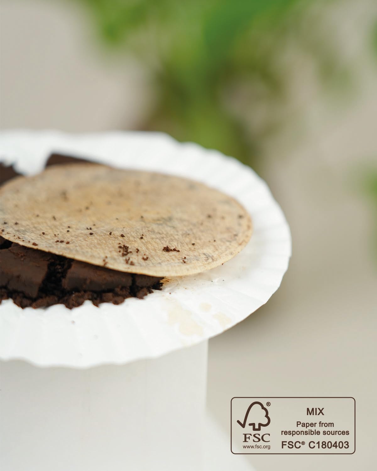 500-Count Replacement Paper Filters - Round Disposable Coffee Filters Paper Compatible with Aeropress Coffee Makers for Brewing Tea and Coffee