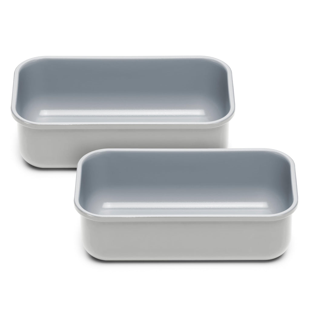 Caraway Non-Stick Ceramic 1 lb Loaf Pan - Naturally Slick Ceramic Coating - Non-Toxic, PTFE & PFOA Free - Perfect for Pound Cakes, Breads, & More - Cream