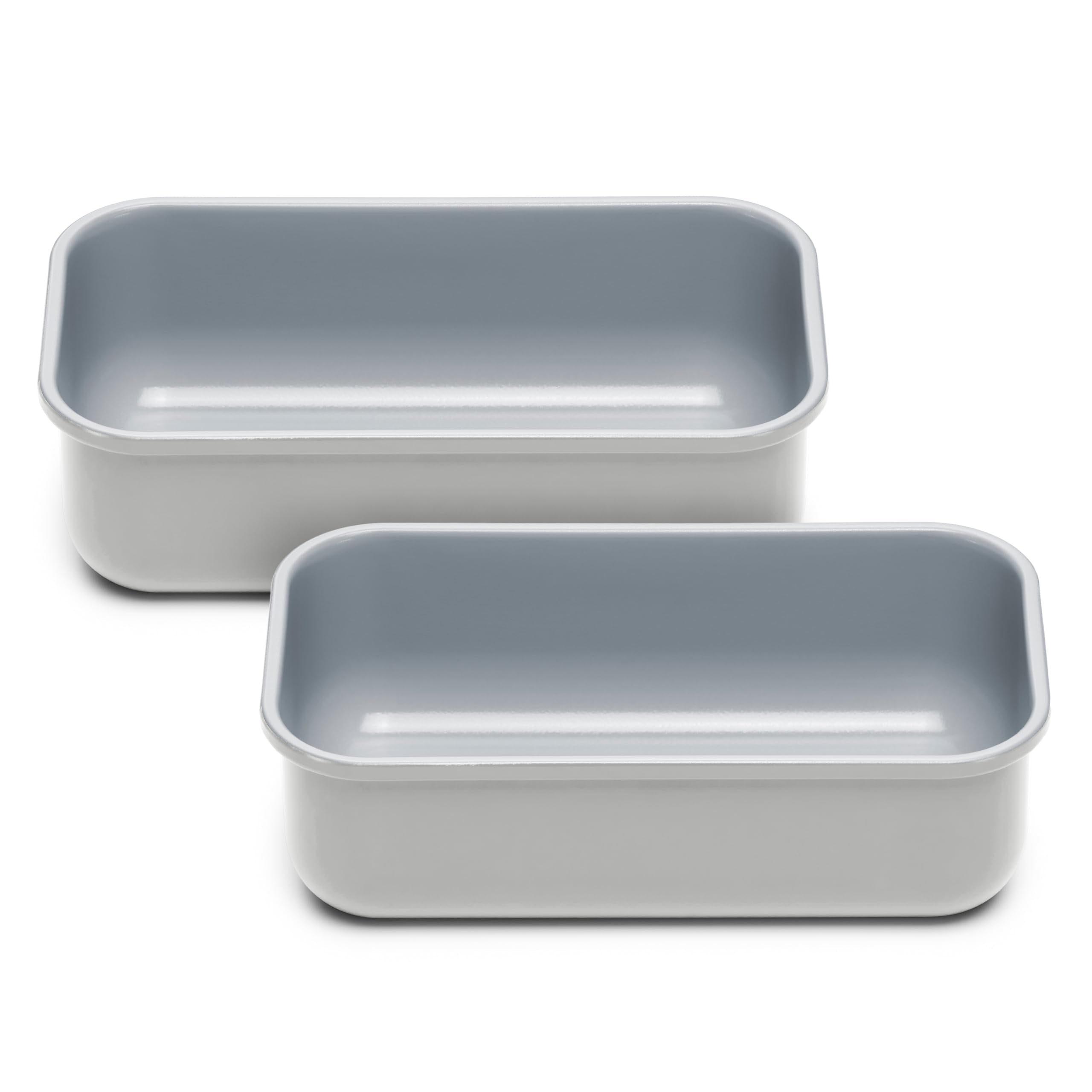 Caraway Non-Stick Ceramic 1 lb Loaf Pan - Naturally Slick Ceramic Coating - Non-Toxic, PTFE & PFOA Free - Perfect for Pound Cakes, Breads, & More - Cream