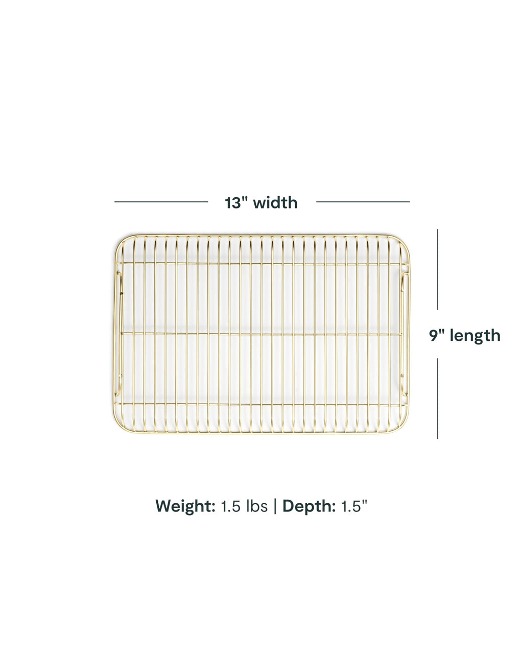 Caraway Stainless Steel Cooling Rack - 18" x 13" - For Cooling Baked Goods, Icing, & More - Designed to Fit Into Our Large Baking Sheet