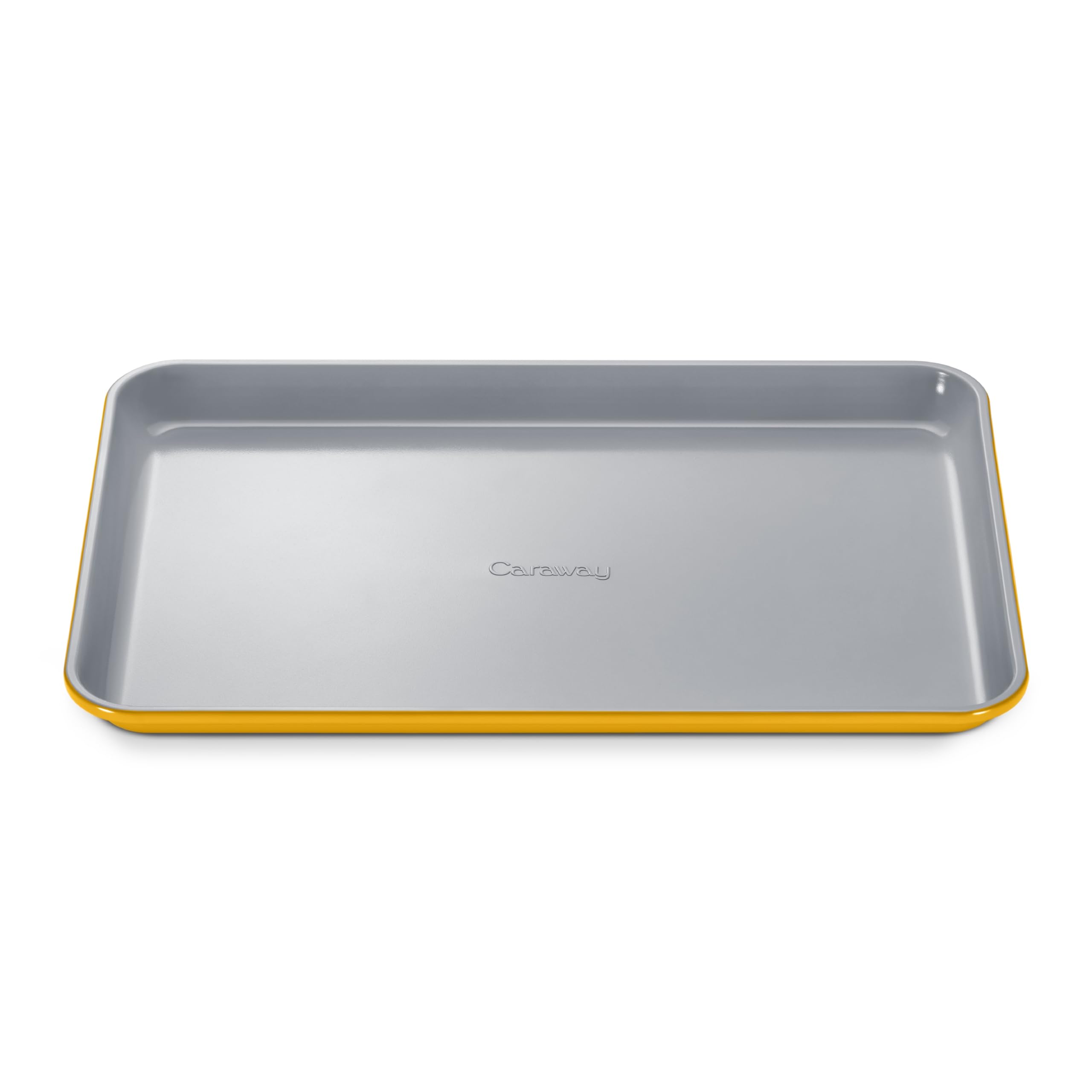 Caraway Nonstick Ceramic Small Baking Sheet (9x13”) – Non-Toxic, PTFE & PFOA Free – Oven Safe – Aluminized Steel Core – Mini Sheet Pan for Baking, Roasting & More - Cream