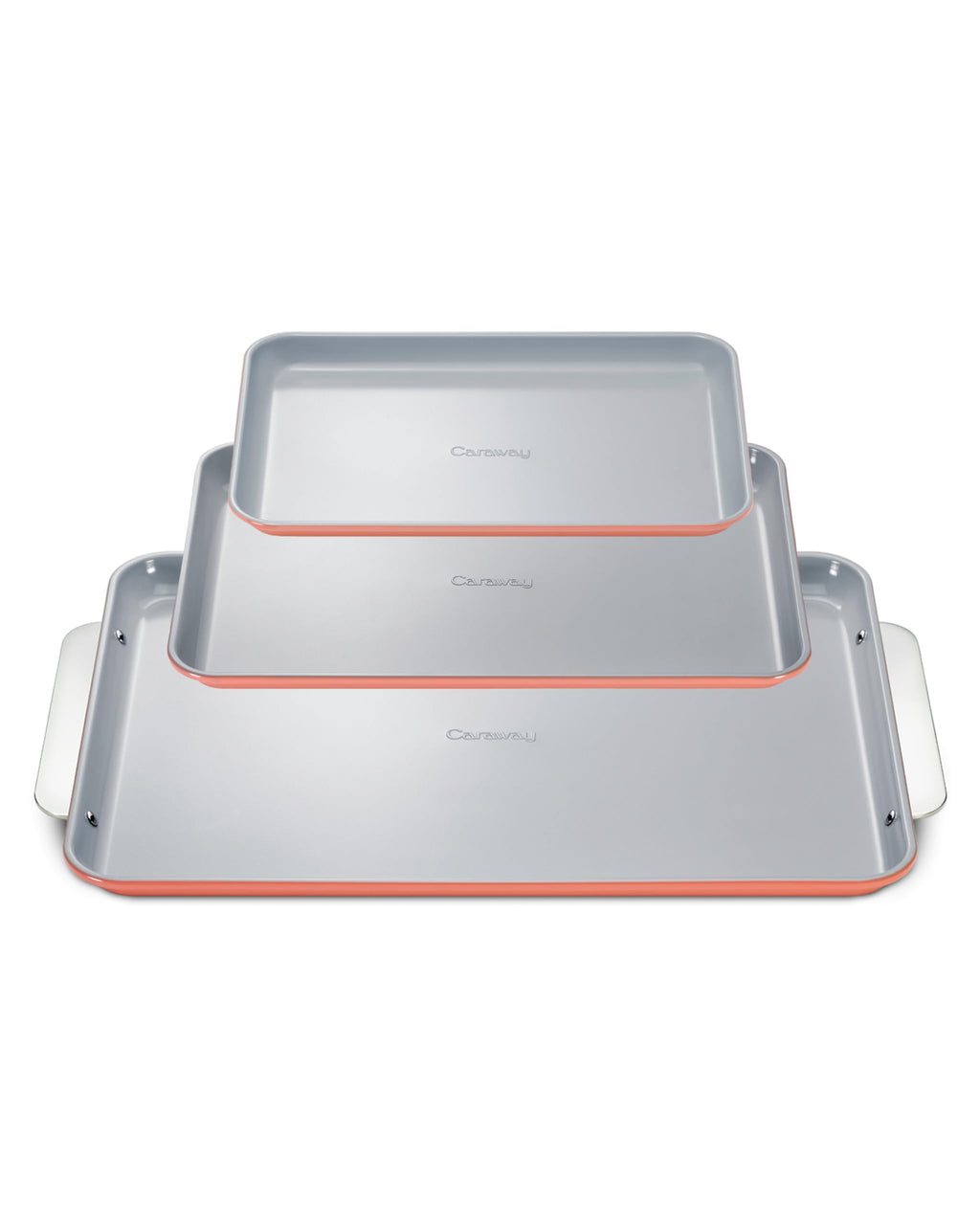 Caraway Nonstick Ceramic Small Baking Sheet (9x13”) – Non-Toxic, PTFE & PFOA Free – Oven Safe – Aluminized Steel Core – Mini Sheet Pan for Baking, Roasting & More - Cream
