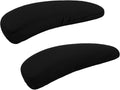 Smiry Stretch Printed Office Chair Armrest Covers, 2 Pcs Soft Fit Removable Washable Computer Desk Chair Arm Covers Protector, Black