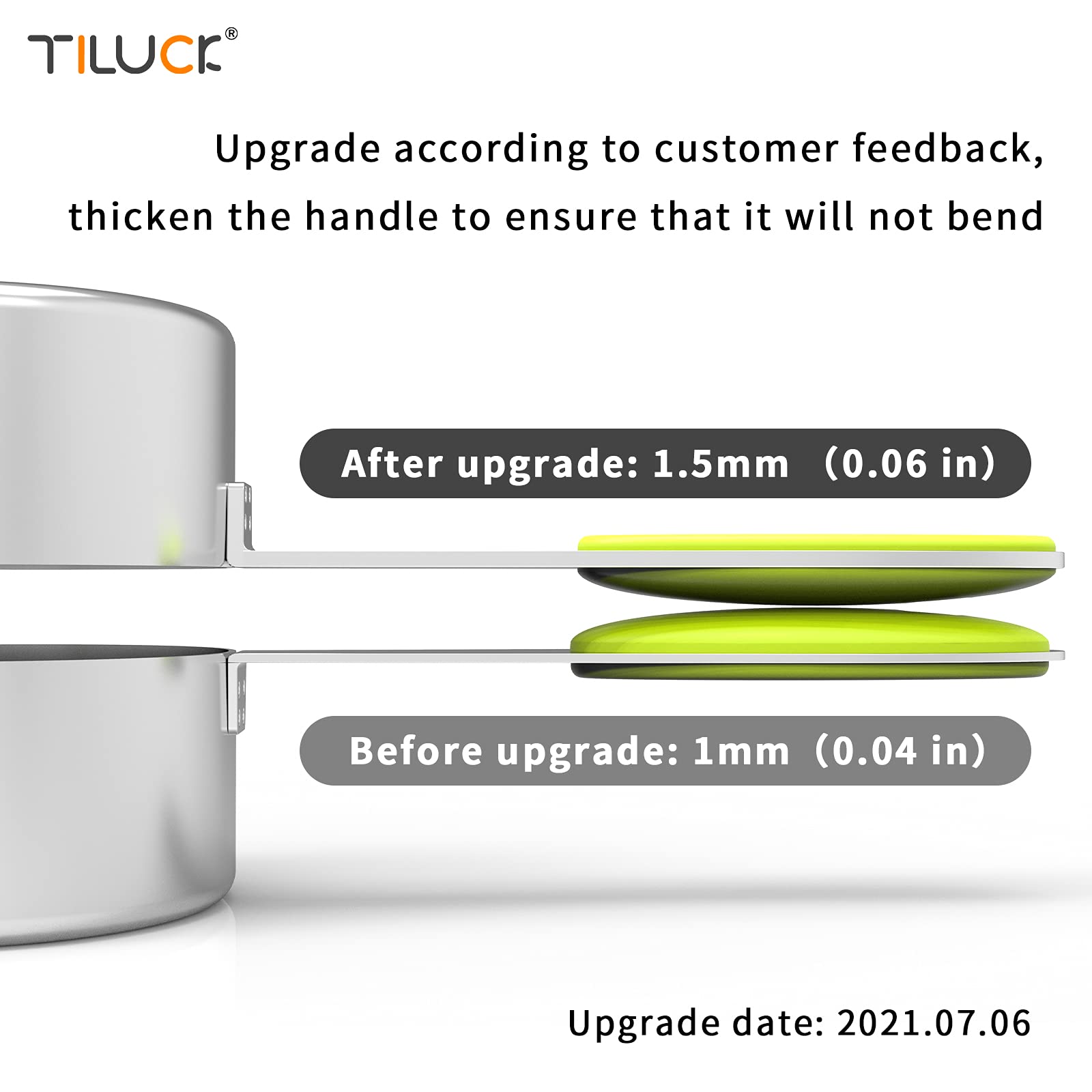 TILUCK Measuring Cups and Spoons Set, Stainless Steel, Kitchen Utensils for Cooking and Baking (10)