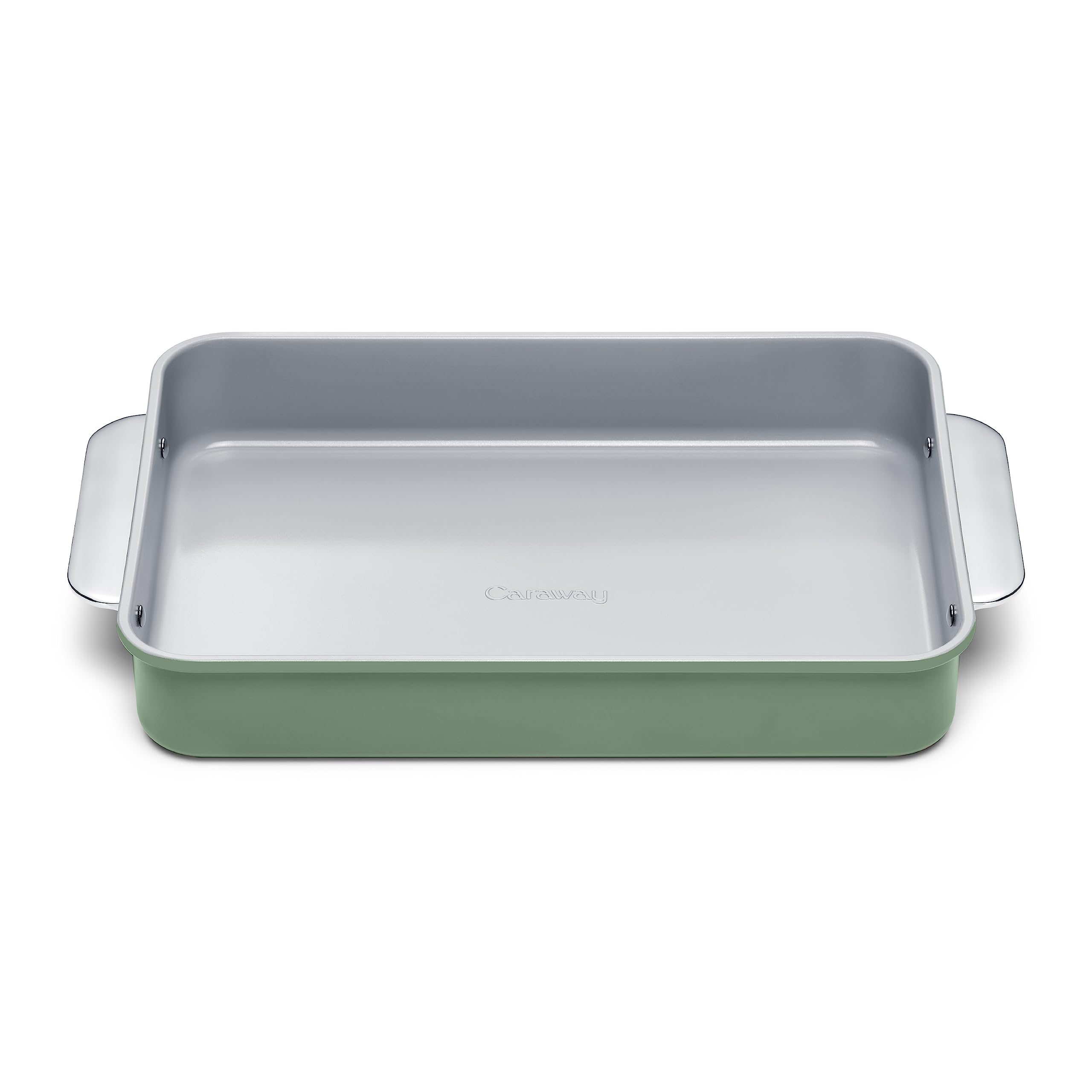 Caraway Non-Stick Ceramic 9”x13” Rectangle Pan - Naturally Slick Ceramic Coating - Non-Toxic, PTFE & PFOA Free - Perfect for Brownies, Lasagnas, and More - Cream