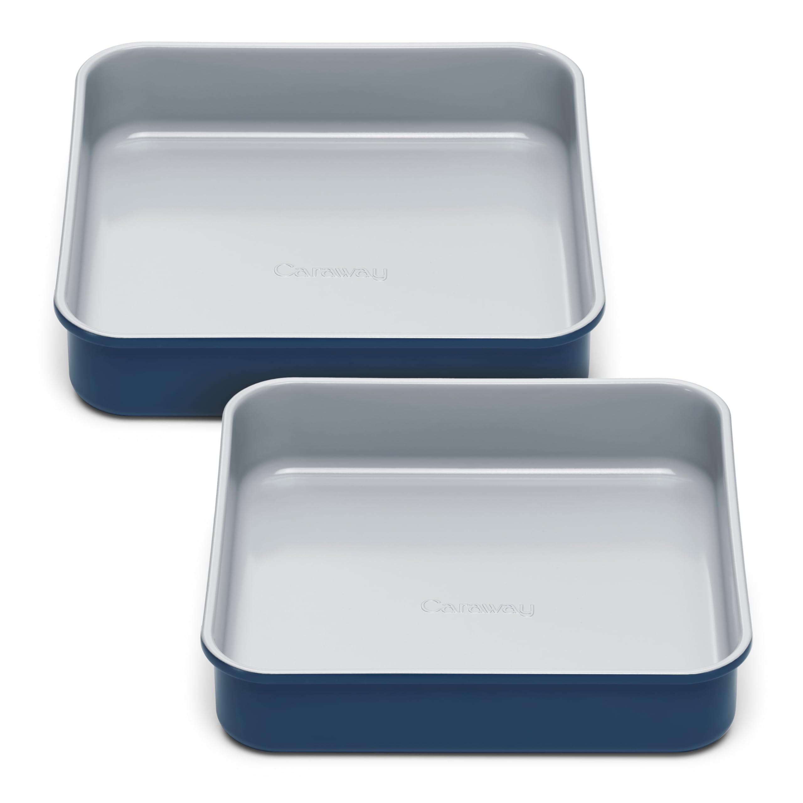 Caraway 9” Square Pan - Non-Stick Ceramic Coating - Free From Forever Chemicals - Cake Pan Perfect for Brownies, Lemon Bars, & More - Cream