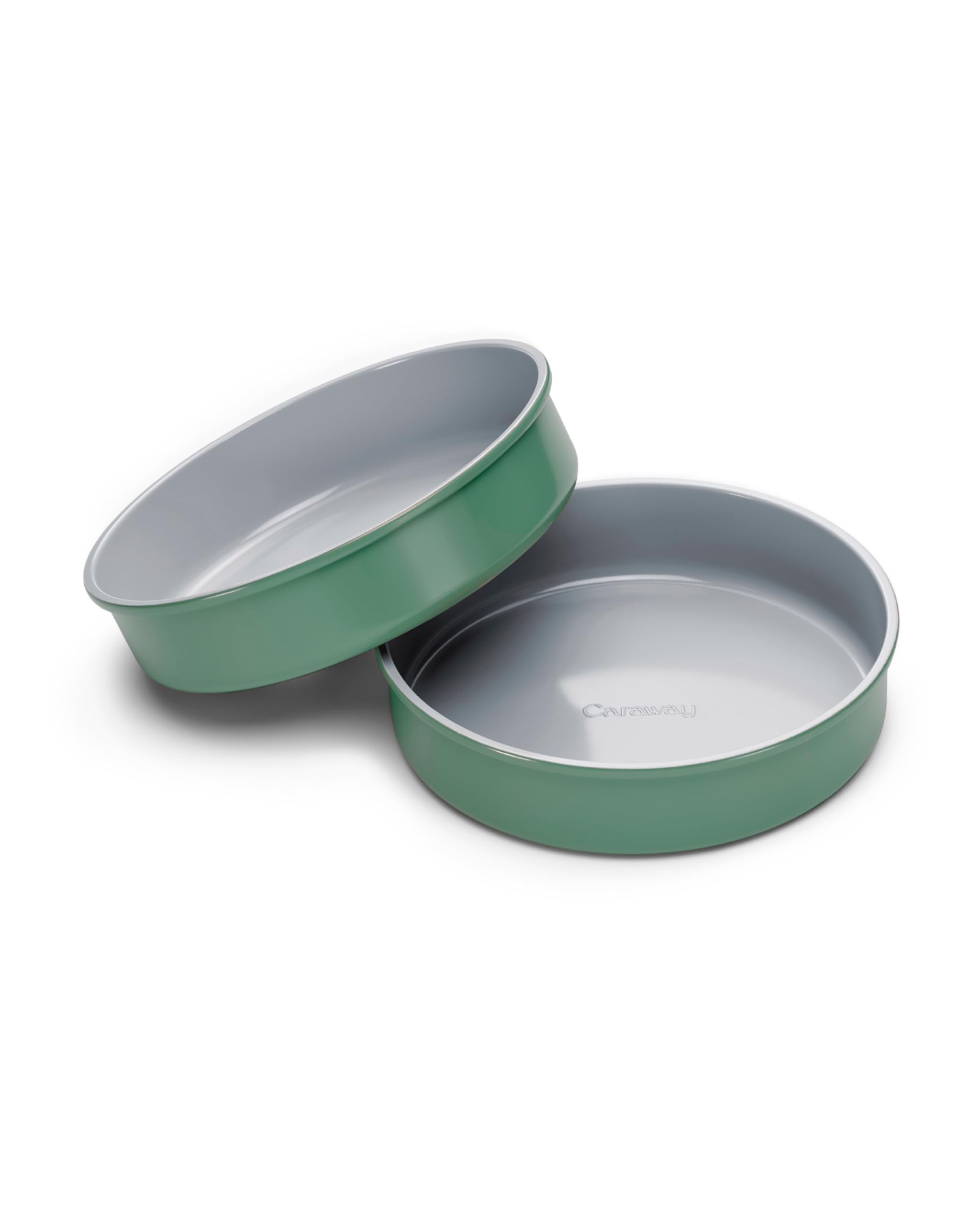 Caraway 9” Circle Pan - Non-Stick Ceramic Coating - Free From Forever Chemicals - Perfect for Birthday Cakes, Tartes, & More - Cream