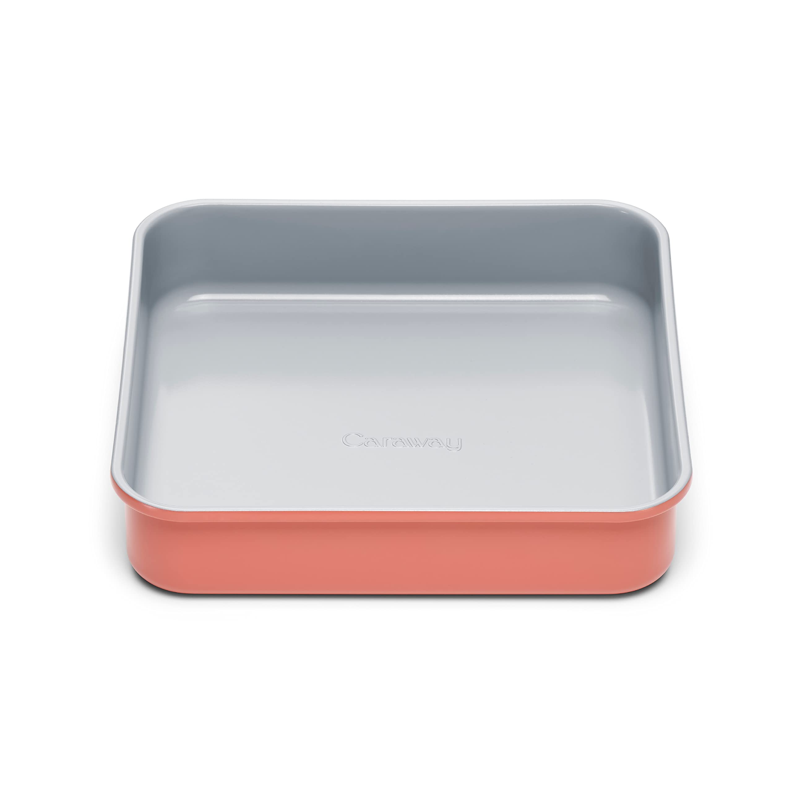Caraway 9” Square Pan - Non-Stick Ceramic Coating - Free From Forever Chemicals - Cake Pan Perfect for Brownies, Lemon Bars, & More - Cream