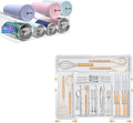 Homecor Large Silverware Drawer Organizer+ 2 Pack Water Bottle Organizer for 40 oz