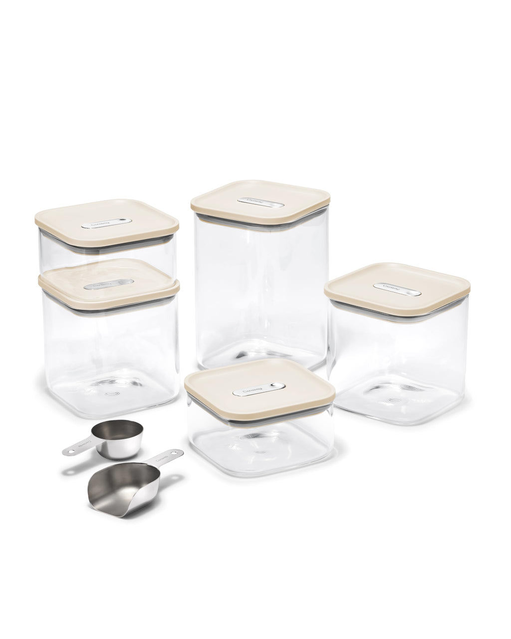 Caraway 13-Piece Glass Airtight Food Storage Containers with Lids – Non-Toxic, BPA-Free Kitchen Storage Containers – Stackable, Space-Saving Airtight Containers for Dry Goods and More - Navy