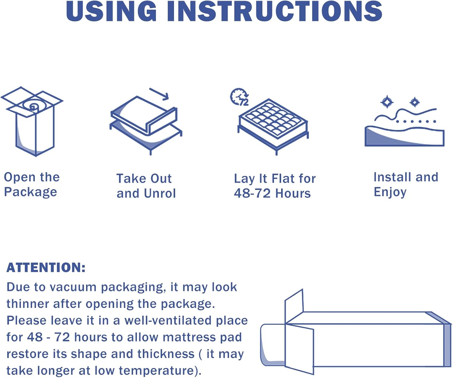OLANLY Queen Quilted Fitted Mattress Pad – Soft Pillow Top Mattress Topper, Down Alternative Fill, Cooling Comfort Breathable Mattress Cover, Machine Washable Deep Pocket Mattress Protector, White
