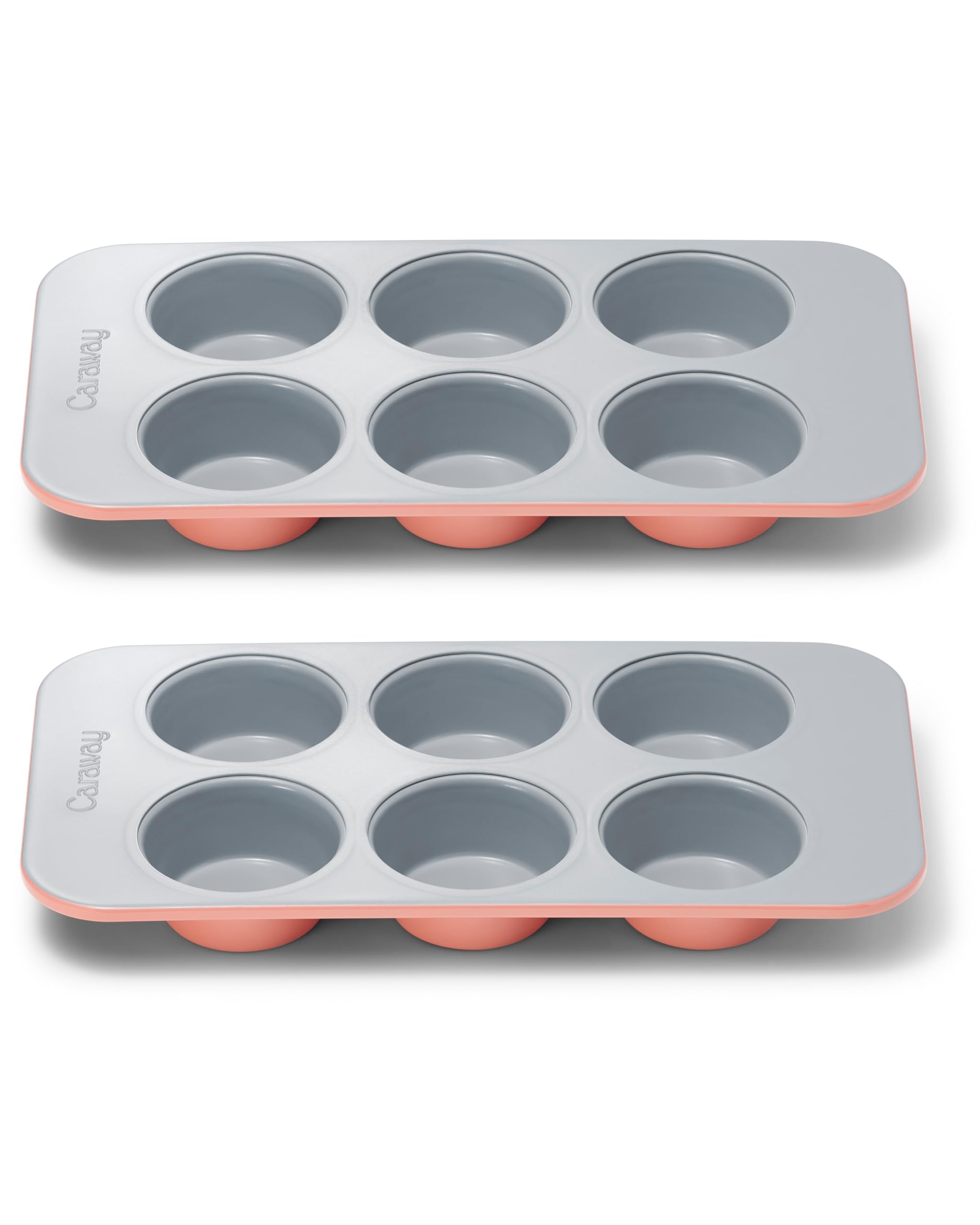 Caraway Non-Stick Ceramic 12-Cup Muffin Pan - Naturally Slick Ceramic Coating - Non-Toxic, PTFE & PFOA Free - Perfect for Cupcakes, Muffins, and More - Cream