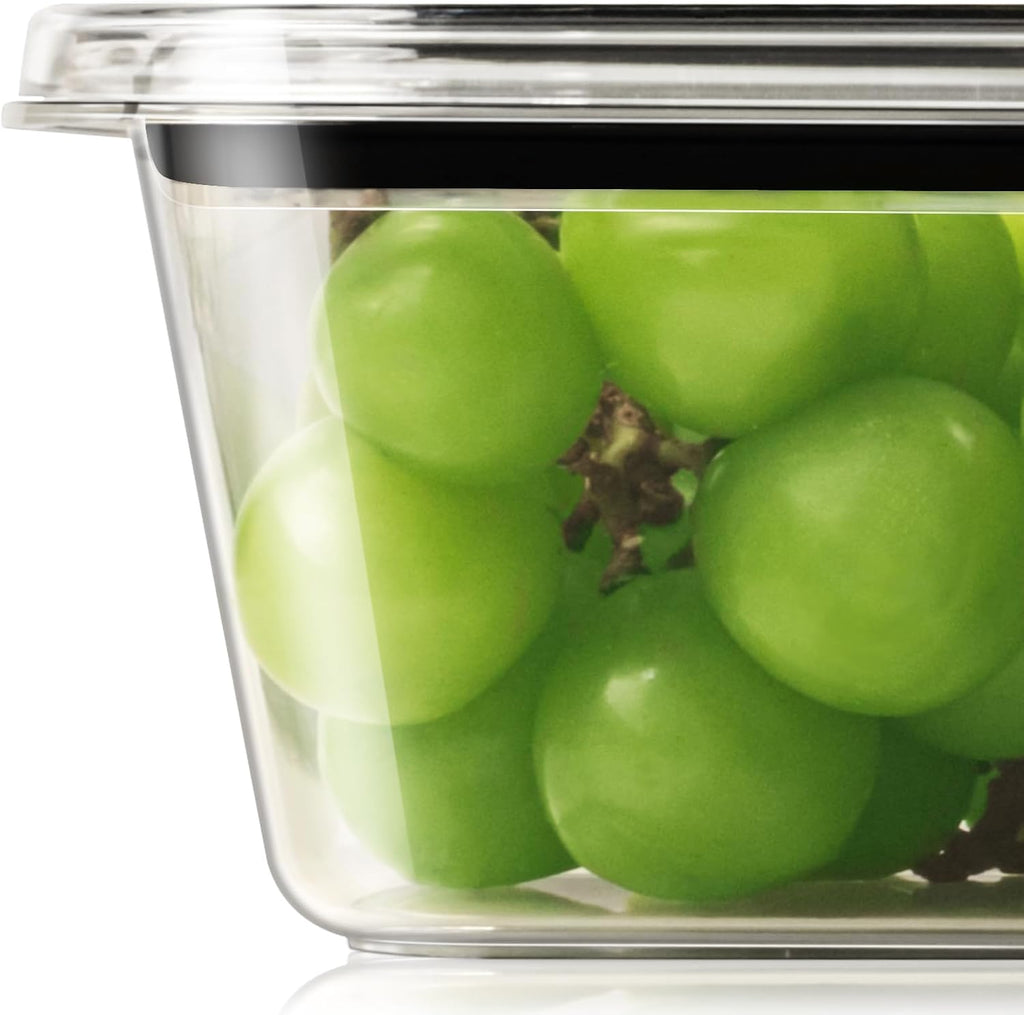5 PCS Food Storage Containers with lids, 32 OZ Crysta-Clear Kitchen Food Containers for Pantry & Kitchen Storage and Organization, Airtight BPA-Free Microwave Dishwasher Safe Meal Prep Containers