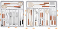 Homecor Silverware Drawer Organizer Utensil Drawer Organizer for Kitchen White