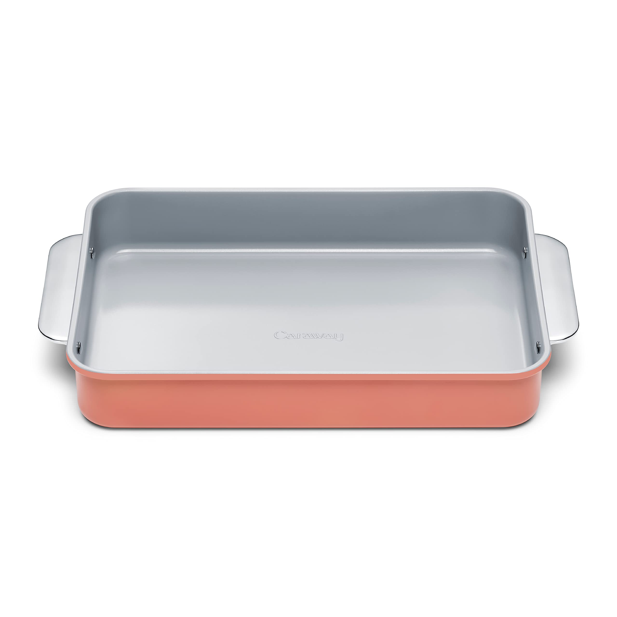 Caraway Non-Stick Ceramic 9”x13” Rectangle Pan - Naturally Slick Ceramic Coating - Non-Toxic, PTFE & PFOA Free - Perfect for Brownies, Lasagnas, and More - Cream