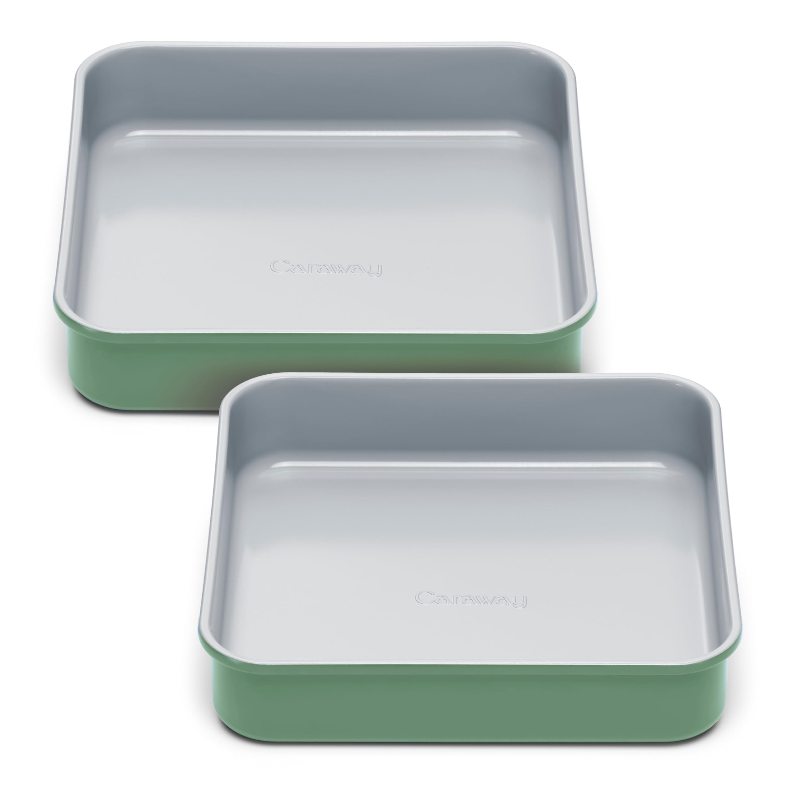 Caraway 9” Square Pan - Non-Stick Ceramic Coating - Free From Forever Chemicals - Cake Pan Perfect for Brownies, Lemon Bars, & More - Cream