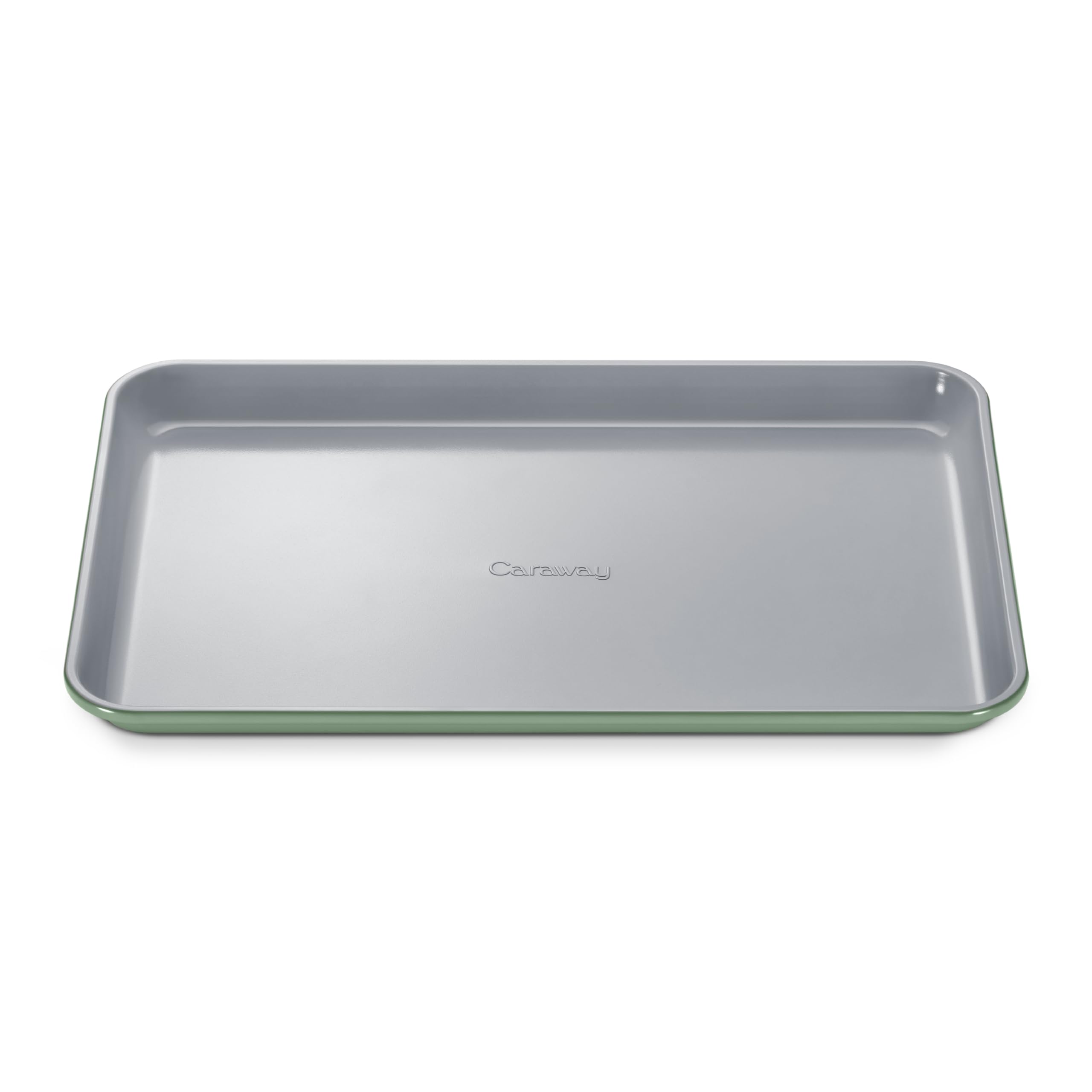 Caraway Nonstick Ceramic Small Baking Sheet (9x13”) – Non-Toxic, PTFE & PFOA Free – Oven Safe – Aluminized Steel Core – Mini Sheet Pan for Baking, Roasting & More - Cream