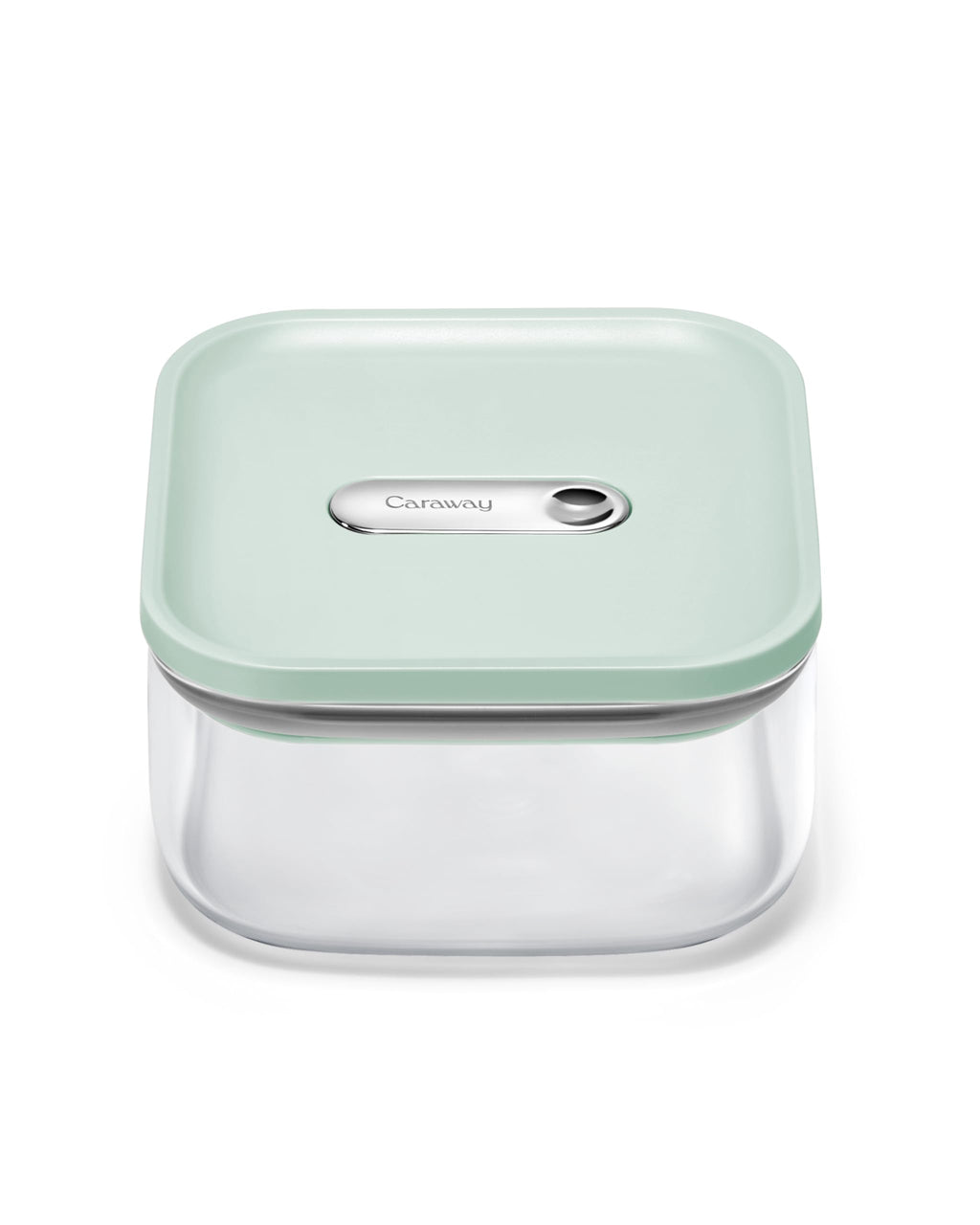 Caraway 4qt Glass Airtight Food Storage Container with Lid – Non-Toxic, BPA-Free Kitchen Storage Container – Stackable, Space-Saving Airtight Container for Dry Goods and More - Cream