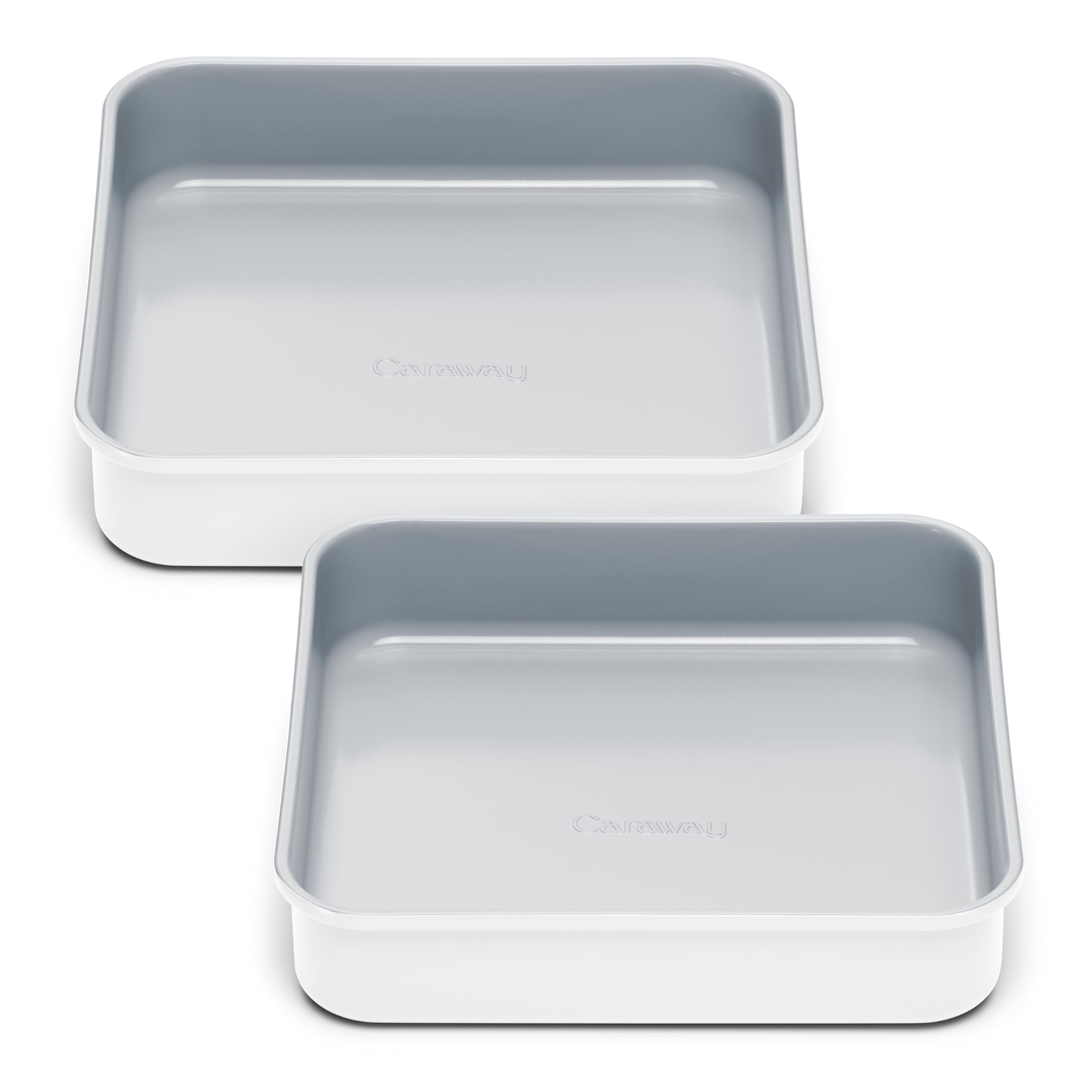 Caraway 9” Square Pan - Non-Stick Ceramic Coating - Free From Forever Chemicals - Cake Pan Perfect for Brownies, Lemon Bars, & More - Cream