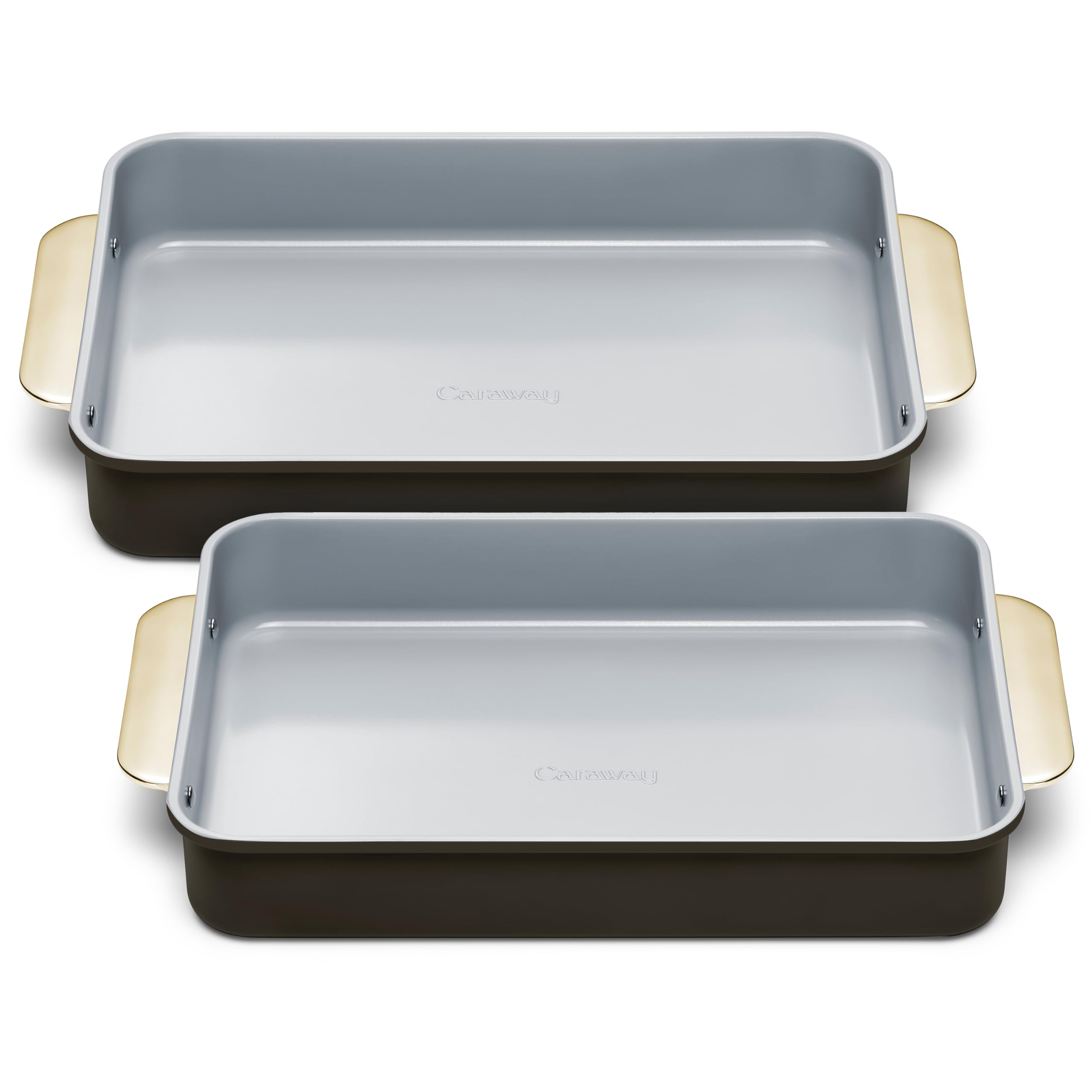 Caraway Non-Stick Ceramic 9”x13” Rectangle Pan - Naturally Slick Ceramic Coating - Non-Toxic, PTFE & PFOA Free - Perfect for Brownies, Lasagnas, and More - Cream