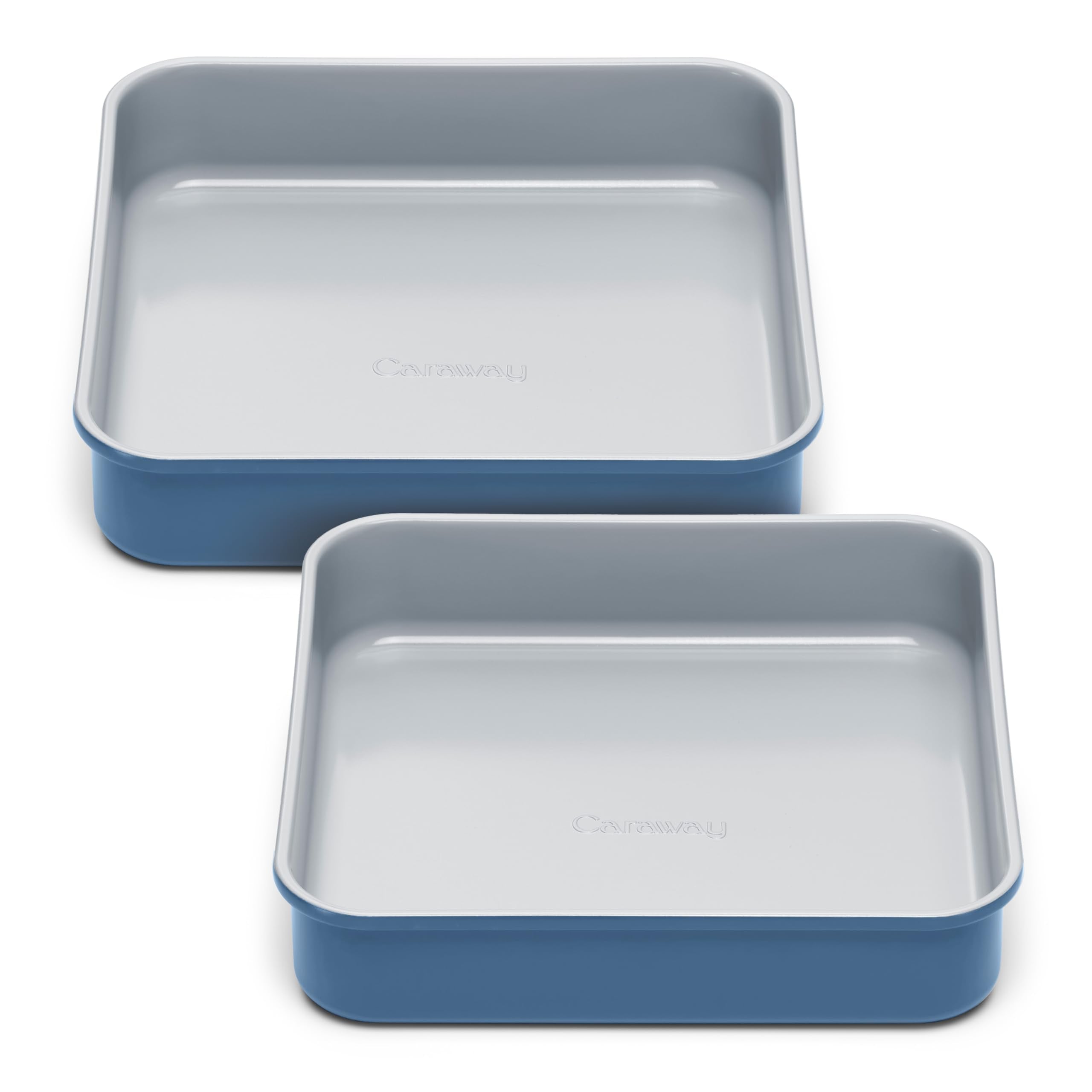 Caraway 9” Square Pan - Non-Stick Ceramic Coating - Free From Forever Chemicals - Cake Pan Perfect for Brownies, Lemon Bars, & More - Cream