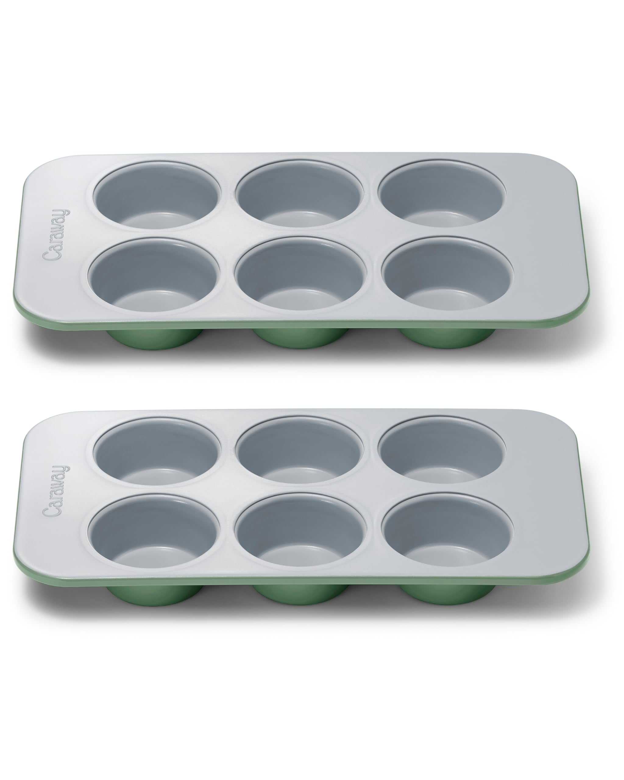 Caraway Non-Stick Ceramic 12-Cup Muffin Pan - Naturally Slick Ceramic Coating - Non-Toxic, PTFE & PFOA Free - Perfect for Cupcakes, Muffins, and More - Cream