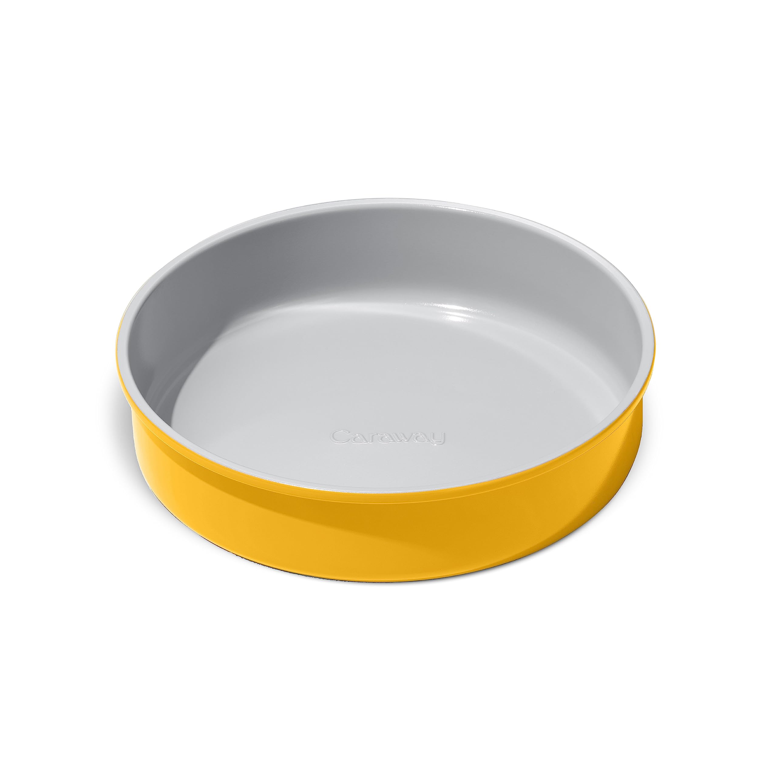 Caraway 9” Circle Pan - Non-Stick Ceramic Coating - Free From Forever Chemicals - Perfect for Birthday Cakes, Tartes, & More - Cream