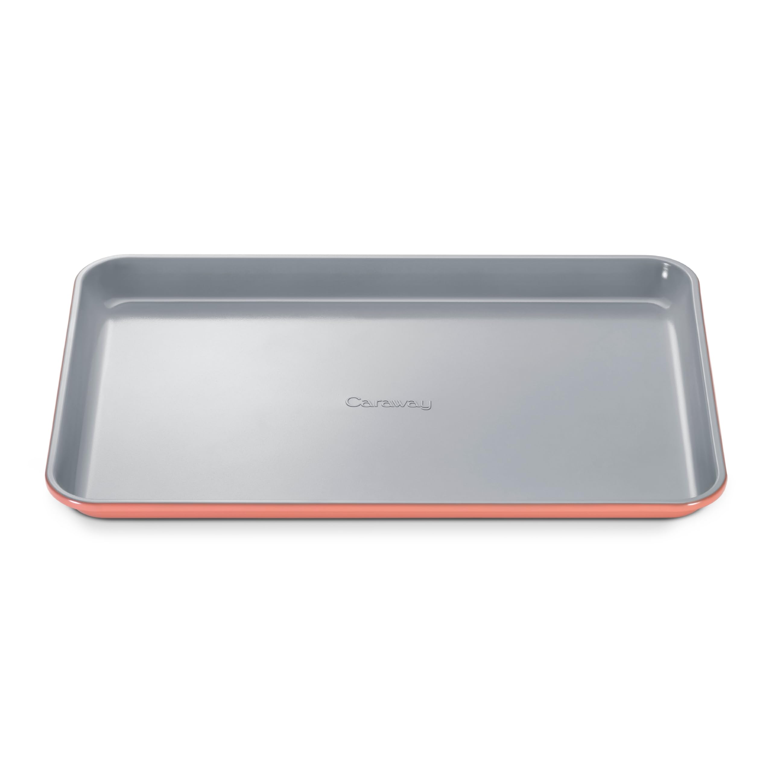Caraway Nonstick Ceramic Small Baking Sheet (9x13”) – Non-Toxic, PTFE & PFOA Free – Oven Safe – Aluminized Steel Core – Mini Sheet Pan for Baking, Roasting & More - Cream