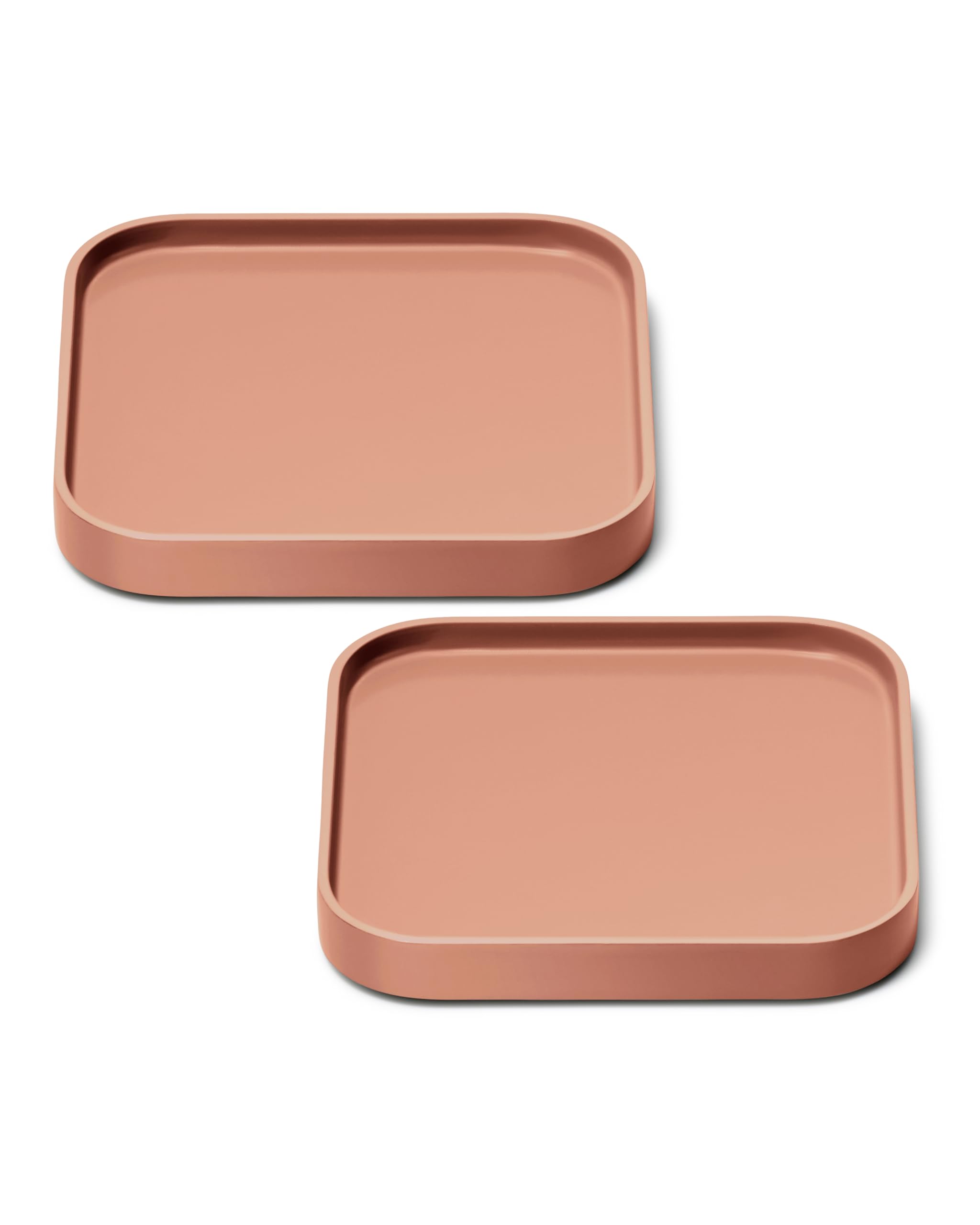 Caraway Spoon Rest Set of 2 - Stackable Spoon Holder for Kitchen Counter - Drip Catching, Heat-Resistant Design - Non-Slip Base - Cream