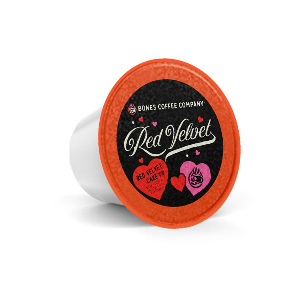 Bones Coffee Company Flavored Coffee Bones Cups Highland Grog Butterscotch Caramel | 12ct Single-Serve Coffee Pods Compatible with Keurig 1.0 & 2.0 Keurig Coffee Maker