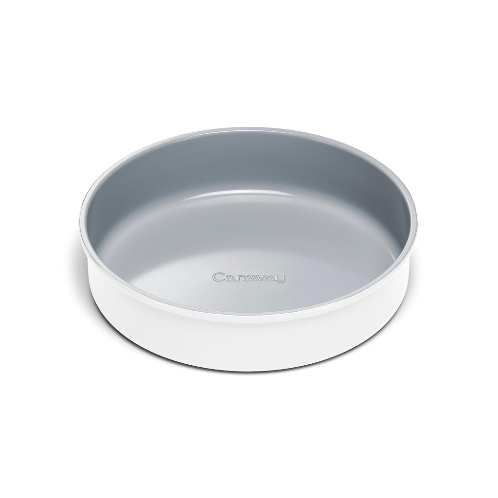 Caraway 9” Circle Pan - Non-Stick Ceramic Coating - Free From Forever Chemicals - Perfect for Birthday Cakes, Tartes, & More - Cream