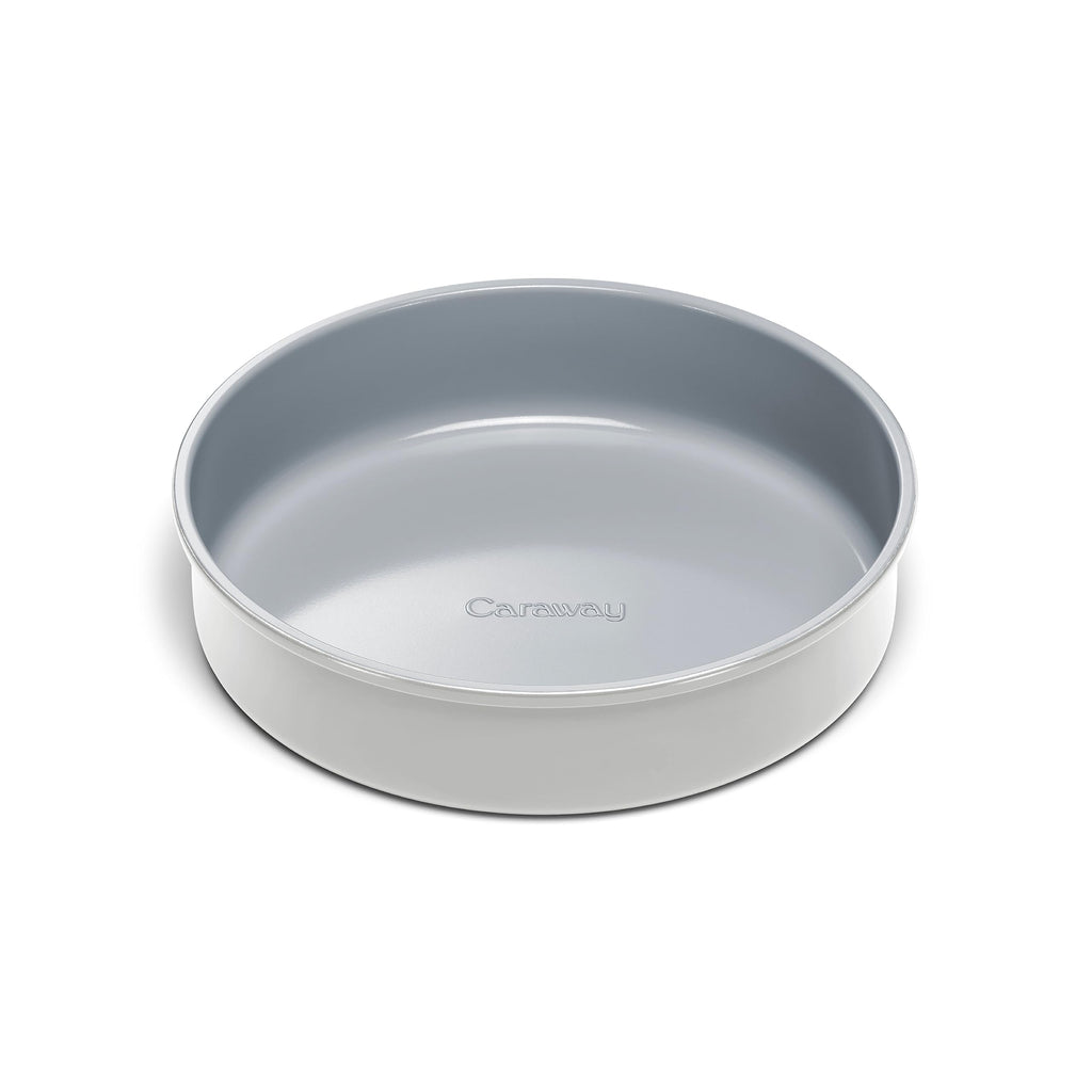 Caraway 9” Circle Pan - Non-Stick Ceramic Coating - Free From Forever Chemicals - Perfect for Birthday Cakes, Tartes, & More - Cream