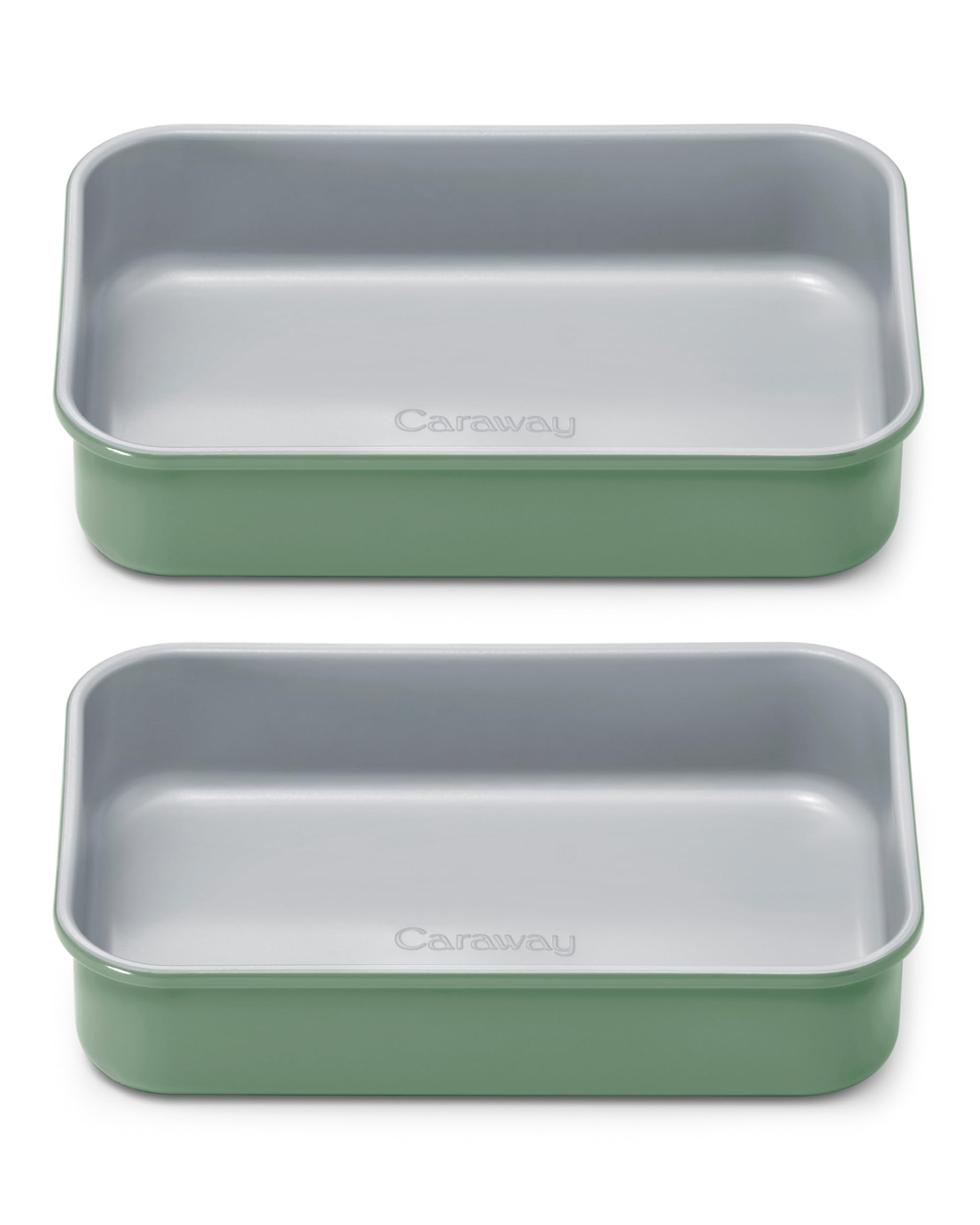 Caraway Non-Stick Ceramic 9”x13” Rectangle Pan - Naturally Slick Ceramic Coating - Non-Toxic, PTFE & PFOA Free - Perfect for Brownies, Lasagnas, and More - Cream