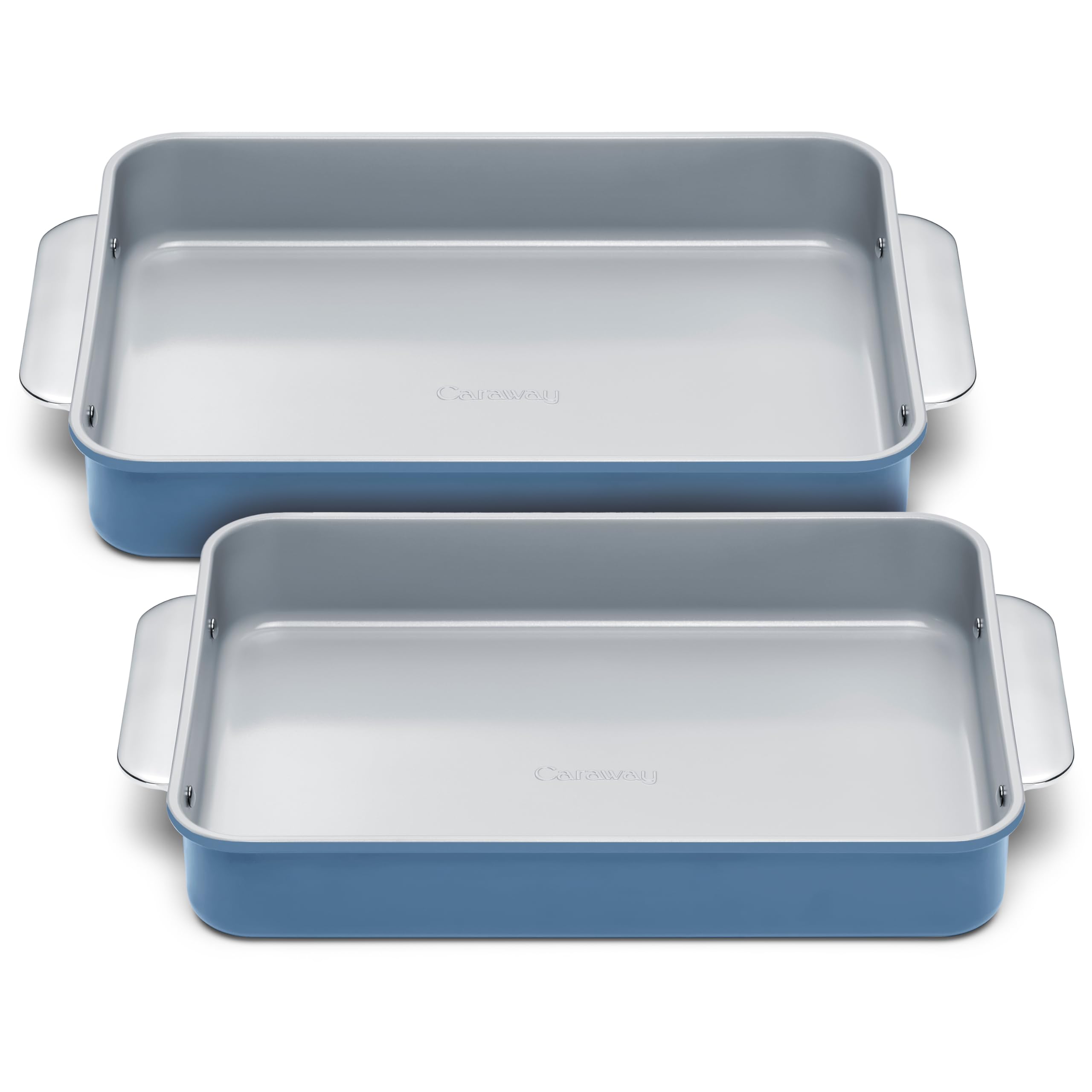 Caraway Non-Stick Ceramic 9”x13” Rectangle Pan - Naturally Slick Ceramic Coating - Non-Toxic, PTFE & PFOA Free - Perfect for Brownies, Lasagnas, and More - Cream